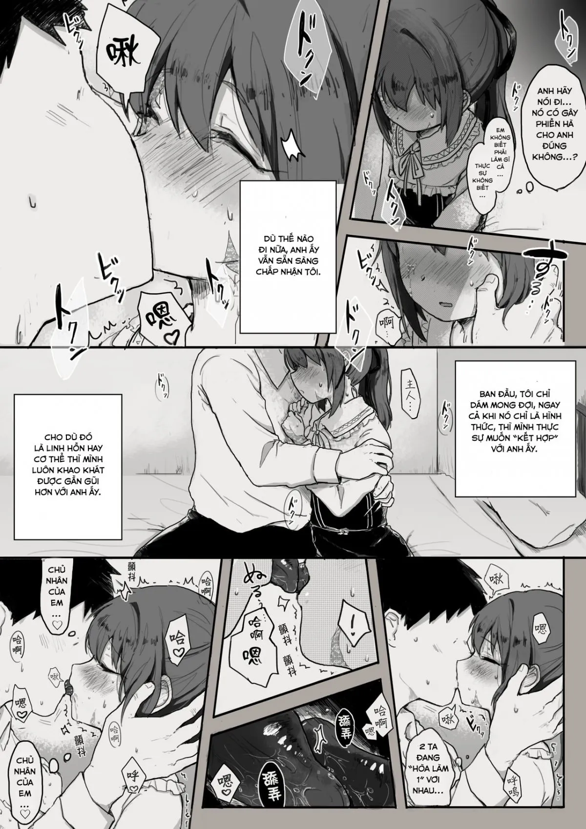 HentaiVN.net - Ảnh 9 - Từ Nô Lệ Trở Thành Người Yêu Của Anh [Dorei to no Seikatsu Iwai Nishuunen _Anata to Deaete_] - Oneshot