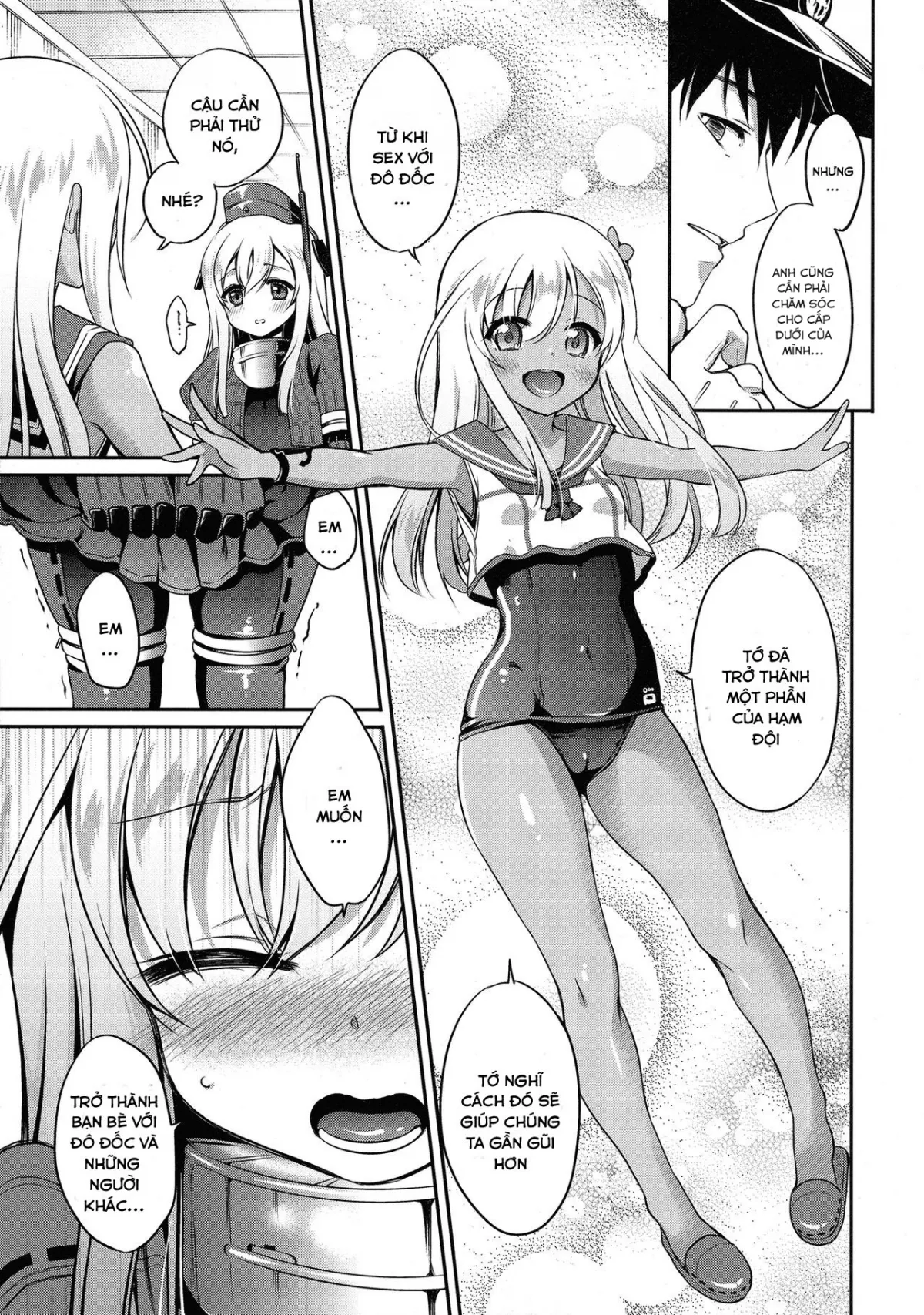 HentaiVN.net - Ảnh 9 - RO-chan ga U-ni oshiete ageru desutte! (Kantai Collection -KanColle-) - Oneshot