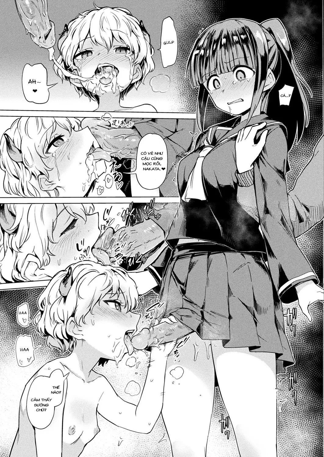 HentaiVN.net - Ảnh 6 - Nakata Và Những Cô Bạn Độc Ác [Nakata-san to Jaaku na Futanari Motokano Gundan; Nakata and the wicked ex-girlfriends] - Oneshot