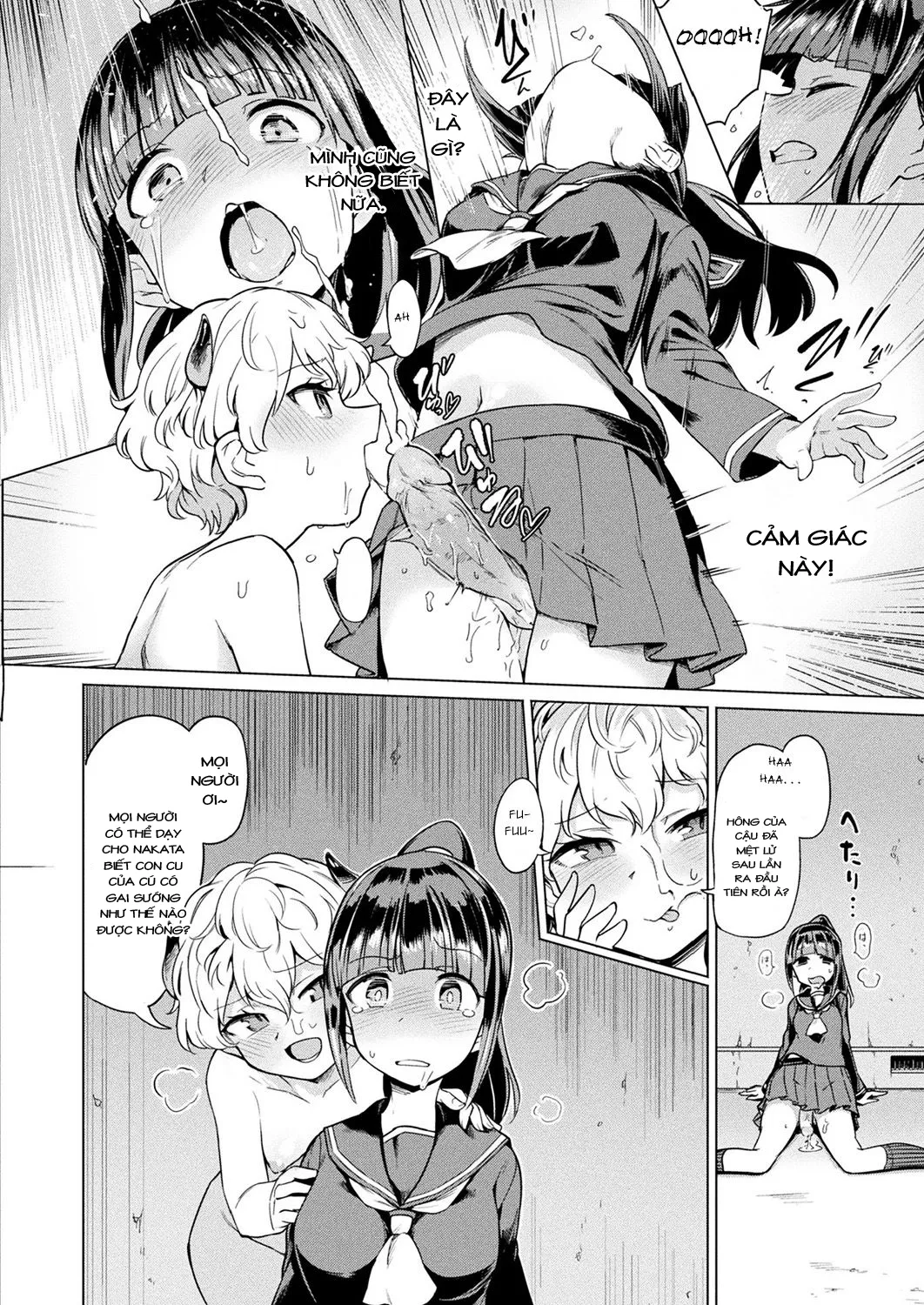HentaiVN.net - Ảnh 7 - Nakata Và Những Cô Bạn Độc Ác [Nakata-san to Jaaku na Futanari Motokano Gundan; Nakata and the wicked ex-girlfriends] - Oneshot
