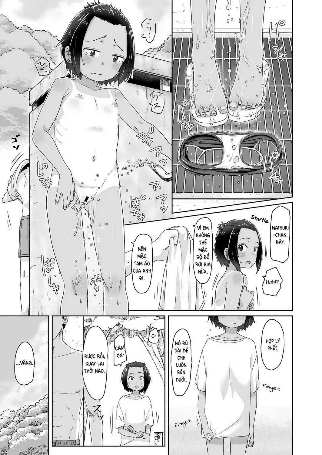 HentaiVN.net - Ảnh 11 - My Swimsuit Is Too Tight! [Mizugi Kitsusugi!] - Oneshot