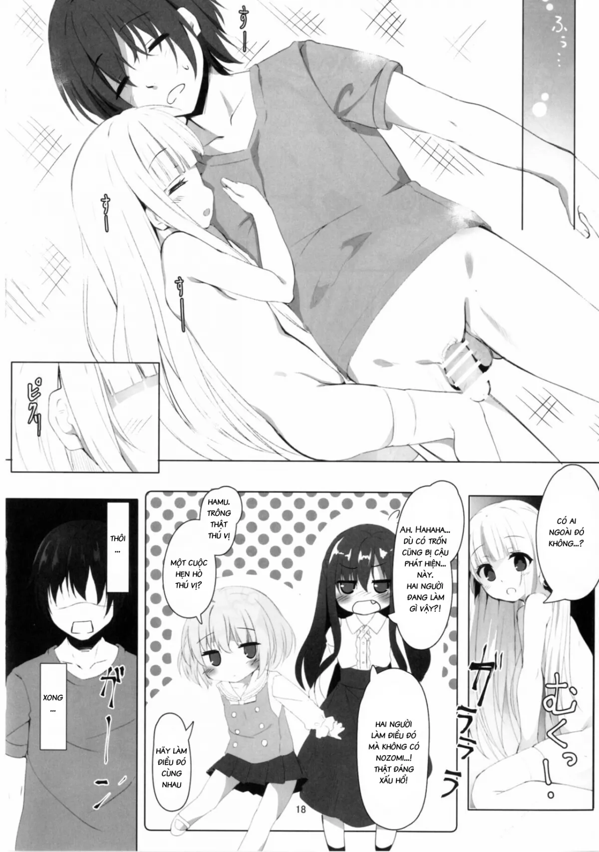 HentaiVN.net - Ảnh 18 - Tenshi no 4P? [天使の4P?] - Oneshot