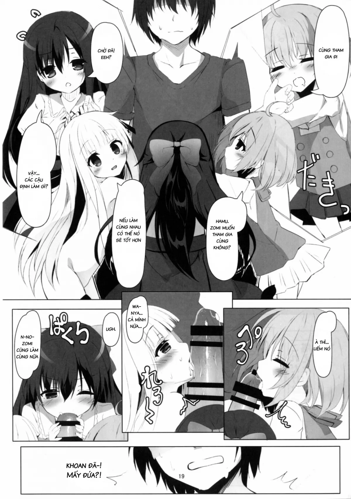 HentaiVN.net - Ảnh 19 - Tenshi no 4P? [天使の4P?] - Oneshot