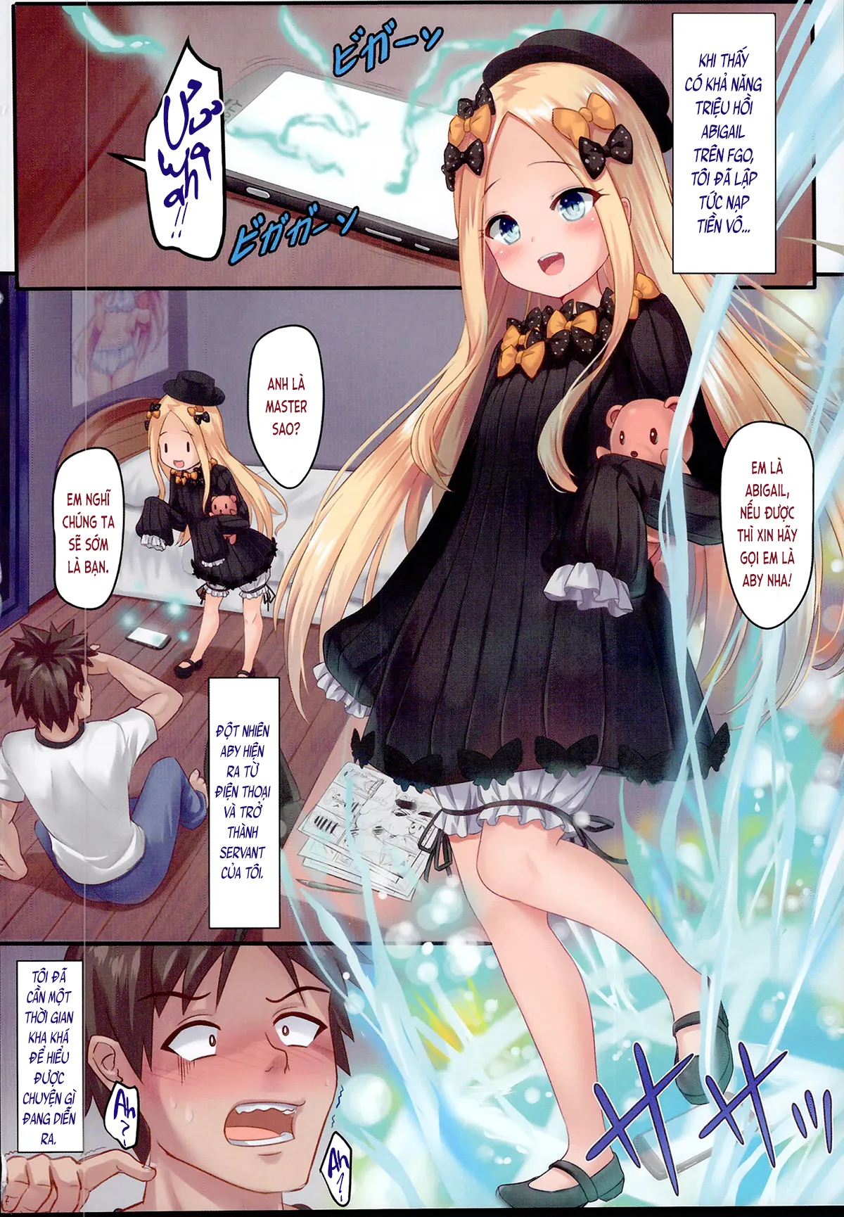 HentaiVN.net - Ảnh 4 - Abigail học và luyện chuyện ấy (FGO) [Abigail H Gakushuu Seikatsu (Fate/Grand Order); アビゲイルH学習生活 (Fate⁄Grand Order)] - Oneshot