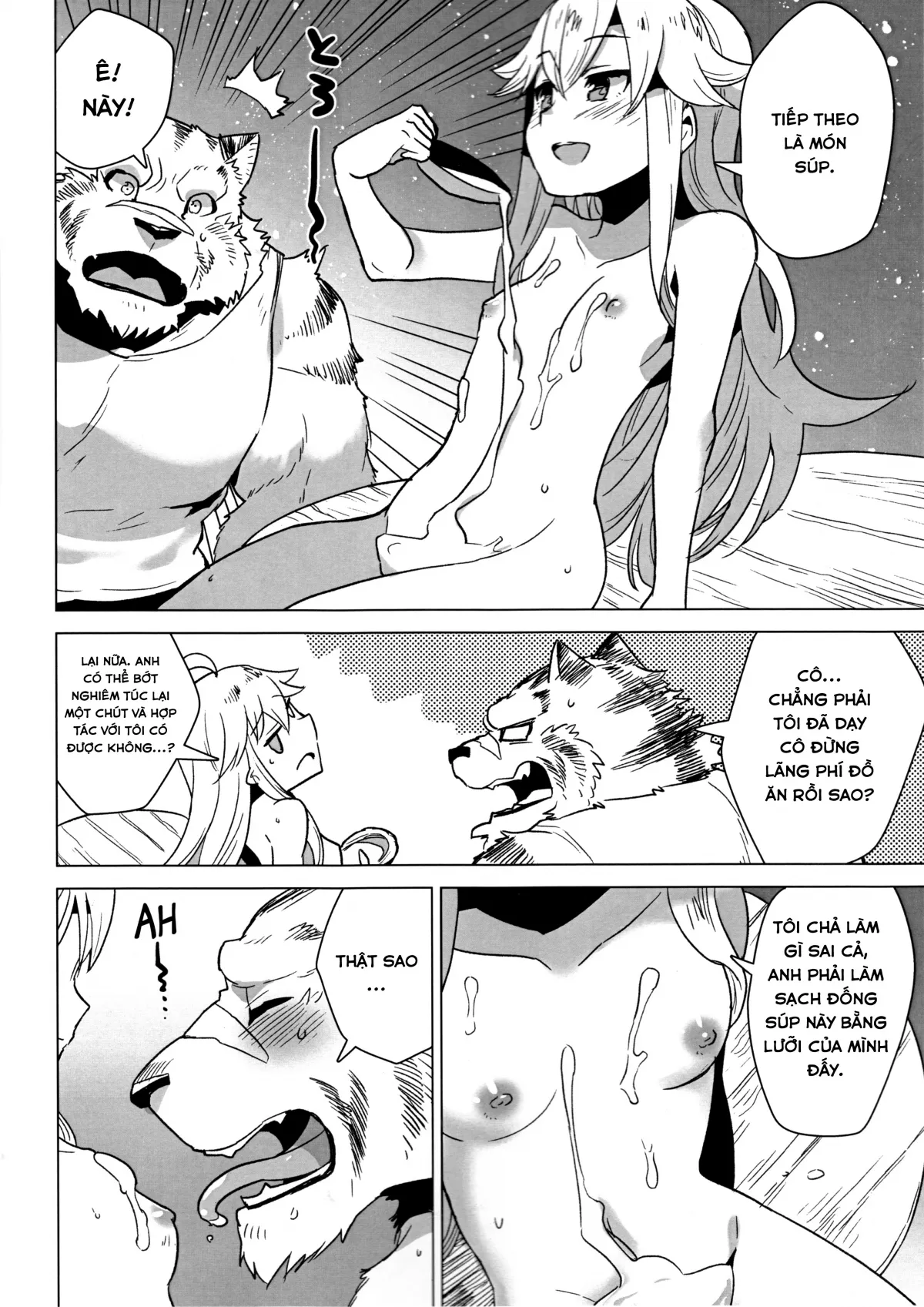 HentaiVN.net - Ảnh 10 - Not Eating The Meat Set Before Him Is A Beast's Shame (Zero kara Hajimeru Mahou no Sho) [Suezen Kuwanu Wa Kemono No Haji] - Oneshot