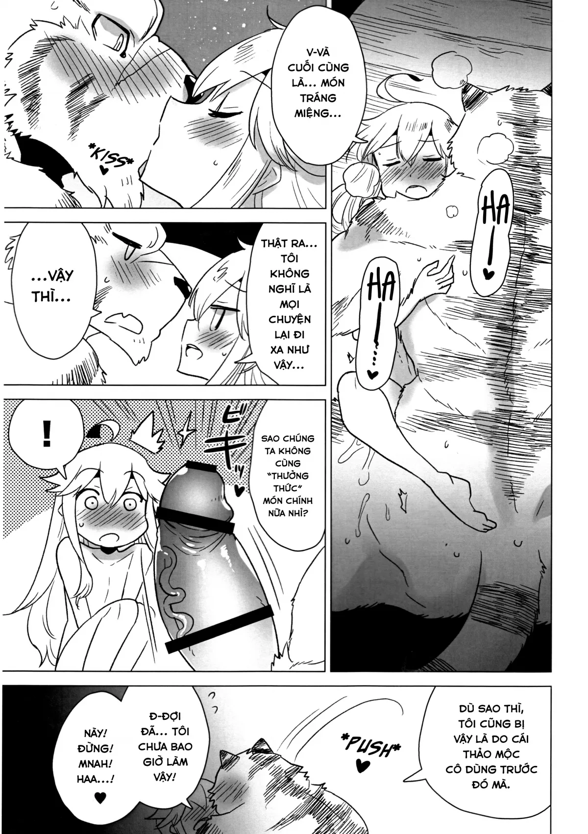 HentaiVN.net - Ảnh 17 - Not Eating The Meat Set Before Him Is A Beast's Shame (Zero kara Hajimeru Mahou no Sho) [Suezen Kuwanu Wa Kemono No Haji] - Oneshot