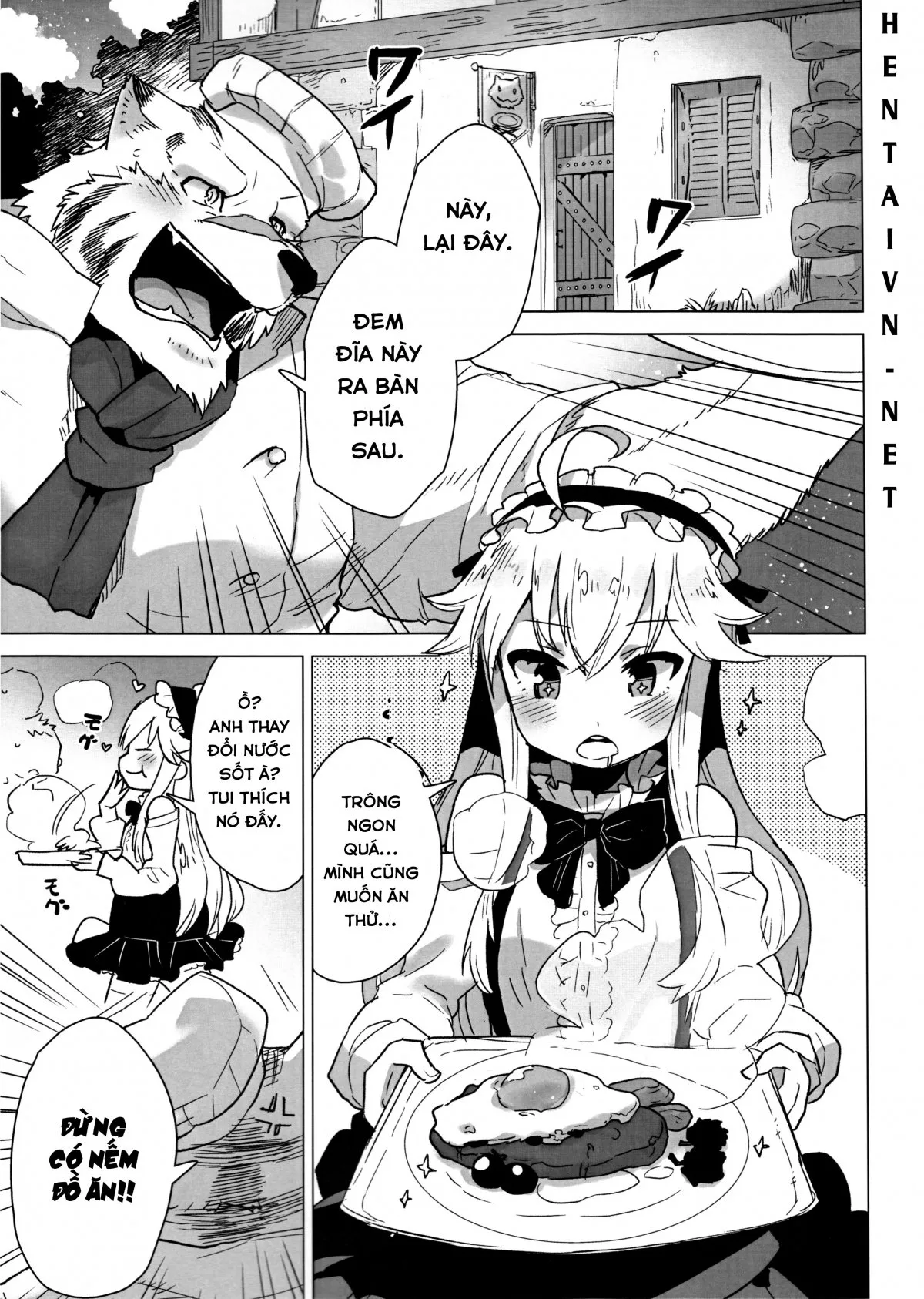 HentaiVN.net - Ảnh 4 - Not Eating The Meat Set Before Him Is A Beast's Shame (Zero kara Hajimeru Mahou no Sho) [Suezen Kuwanu Wa Kemono No Haji] - Oneshot