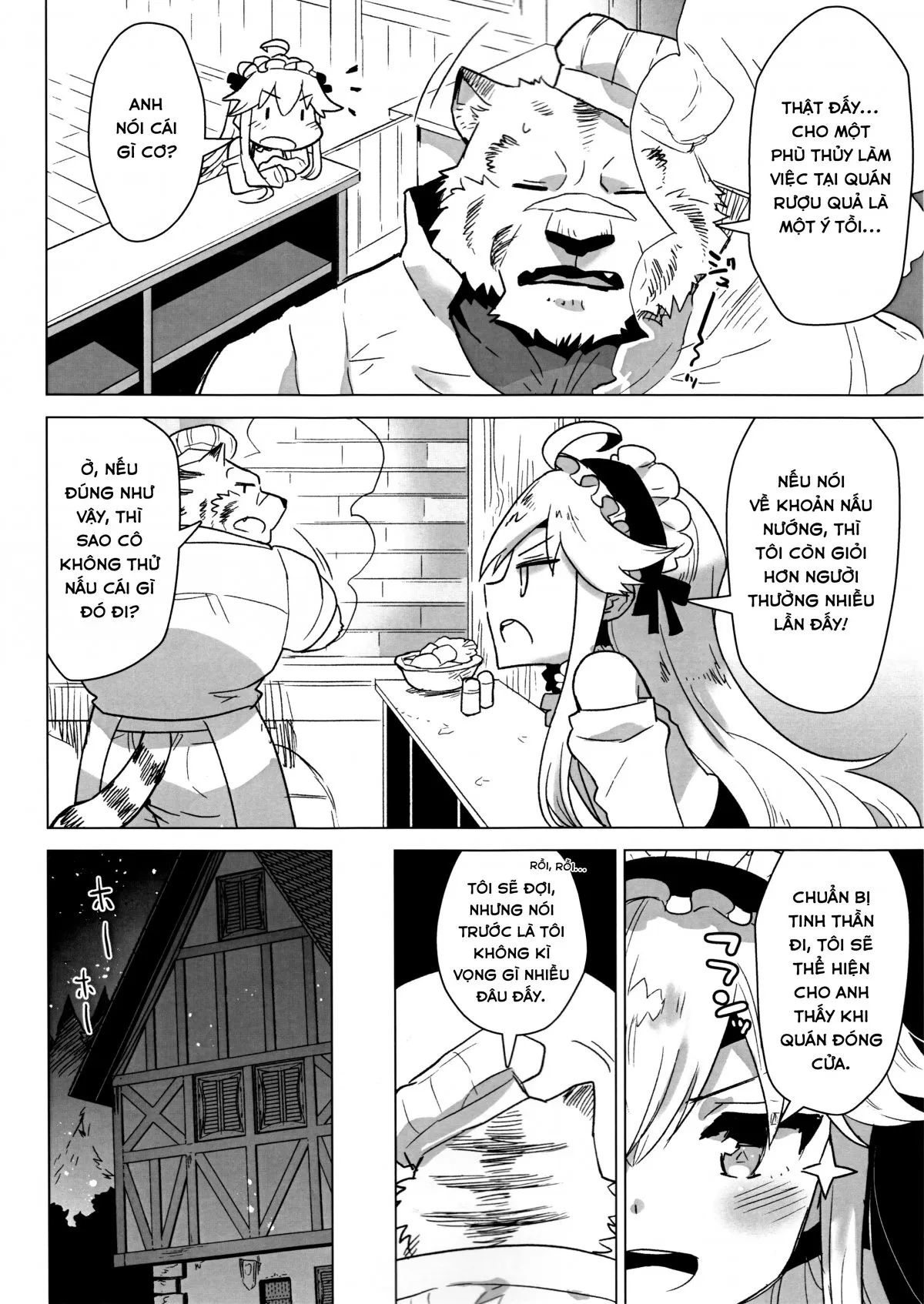 HentaiVN.net - Ảnh 5 - Not Eating The Meat Set Before Him Is A Beast's Shame (Zero kara Hajimeru Mahou no Sho) [Suezen Kuwanu Wa Kemono No Haji] - Oneshot