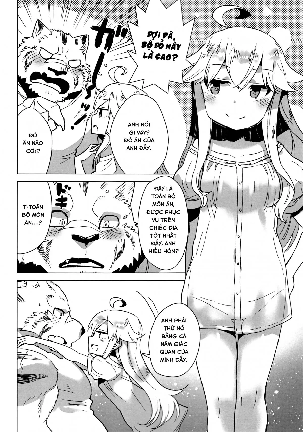 HentaiVN.net - Ảnh 7 - Not Eating The Meat Set Before Him Is A Beast's Shame (Zero kara Hajimeru Mahou no Sho) [Suezen Kuwanu Wa Kemono No Haji] - Oneshot