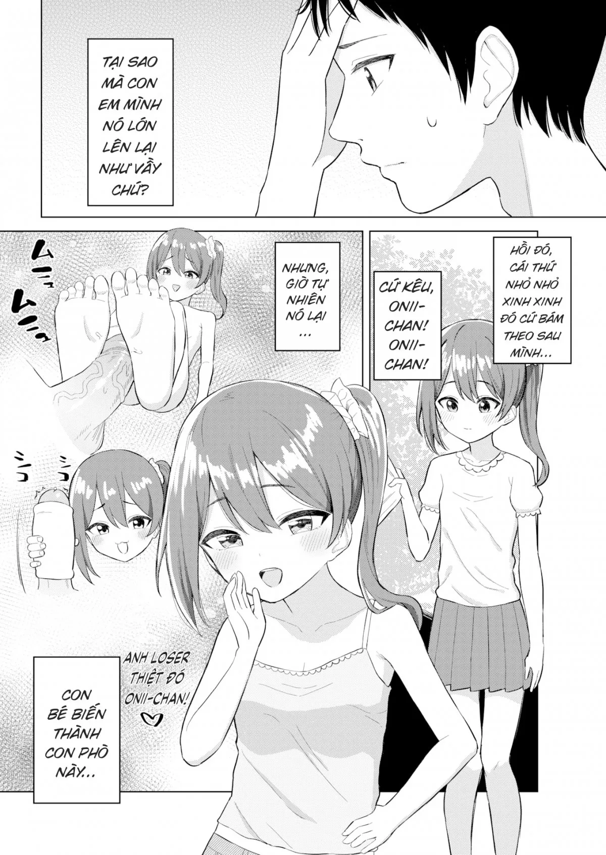 HentaiVN.net - Ảnh 5 - Em Gái Tôi Là Một Con Phò Non - Oneshot