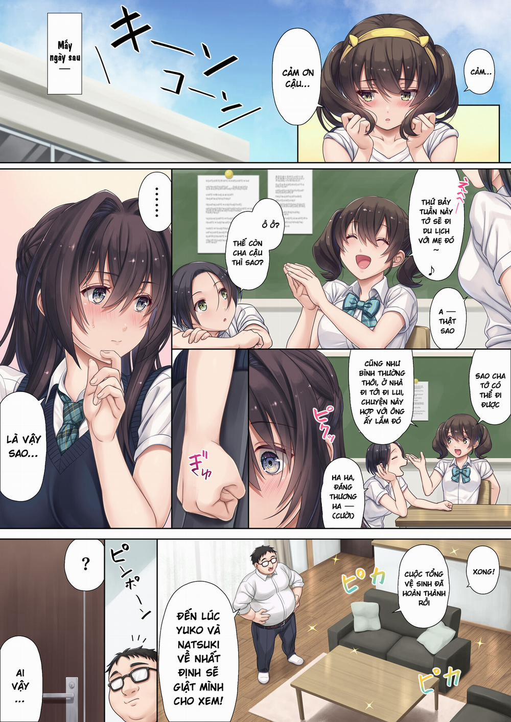 HentaiVN.net - Ảnh 7 - Musume no Class no Iinchou wa Papa ga Hoshii Rashii [娘のクラスの委員長はパパが欲しいらしい] - Oneshot