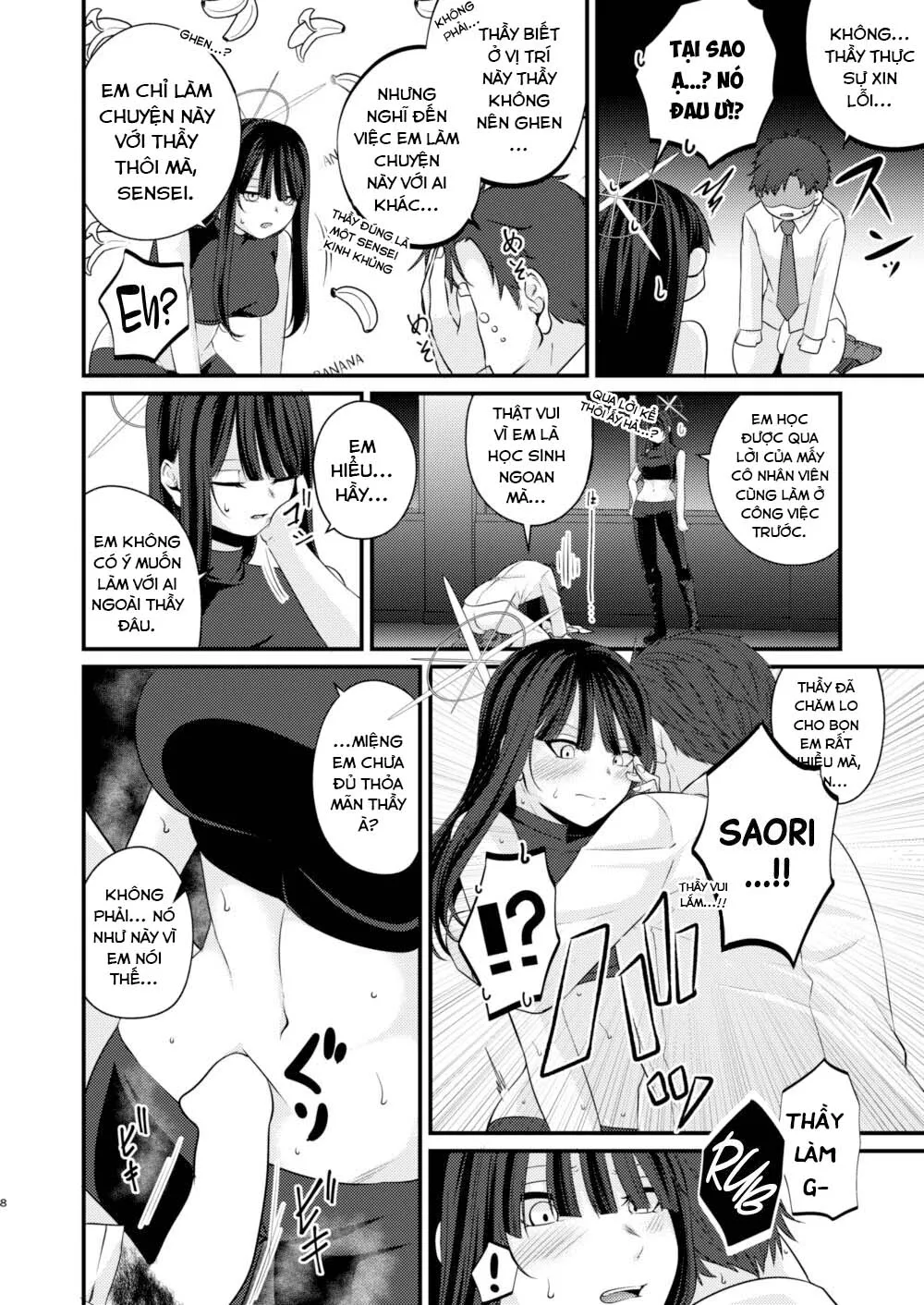 HentaiVN.net - Ảnh 10 - Công việc thứ hai của Saori. (Blue Archive) [Saori no 2-Kaime Delivery; Saori's Second Delivery] - Oneshot