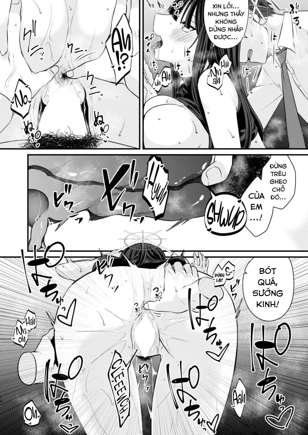 HentaiVN.net - Ảnh 16 - Công việc thứ hai của Saori. (Blue Archive) [Saori no 2-Kaime Delivery; Saori's Second Delivery] - Oneshot