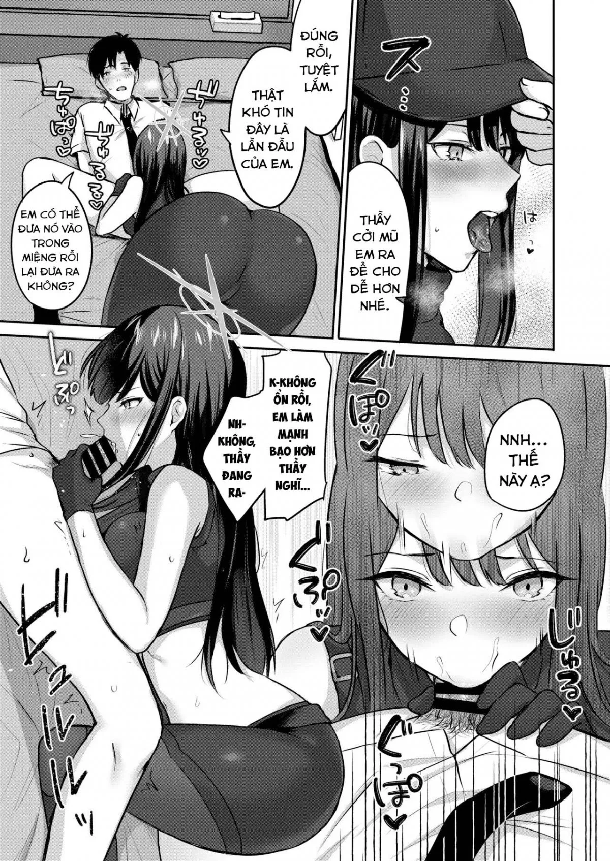 HentaiVN.net - Ảnh 10 - Không thể ra khỏi phòng nếu không làm tình với Saori. (Blue Archive) [Saori to xxx Shinai to Derarenai Heya; I Can’t Leave This Room Until I XXX Saori] - Oneshot