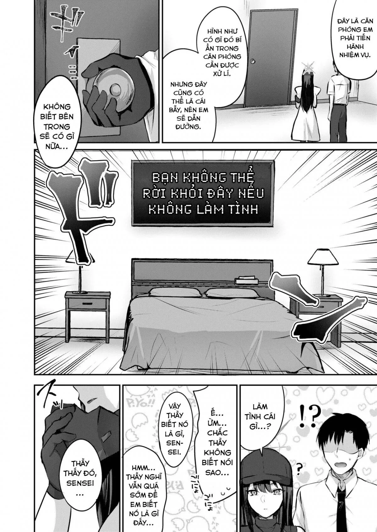 HentaiVN.net - Ảnh 7 - Không thể ra khỏi phòng nếu không làm tình với Saori. (Blue Archive) [Saori to xxx Shinai to Derarenai Heya; I Can’t Leave This Room Until I XXX Saori] - Oneshot