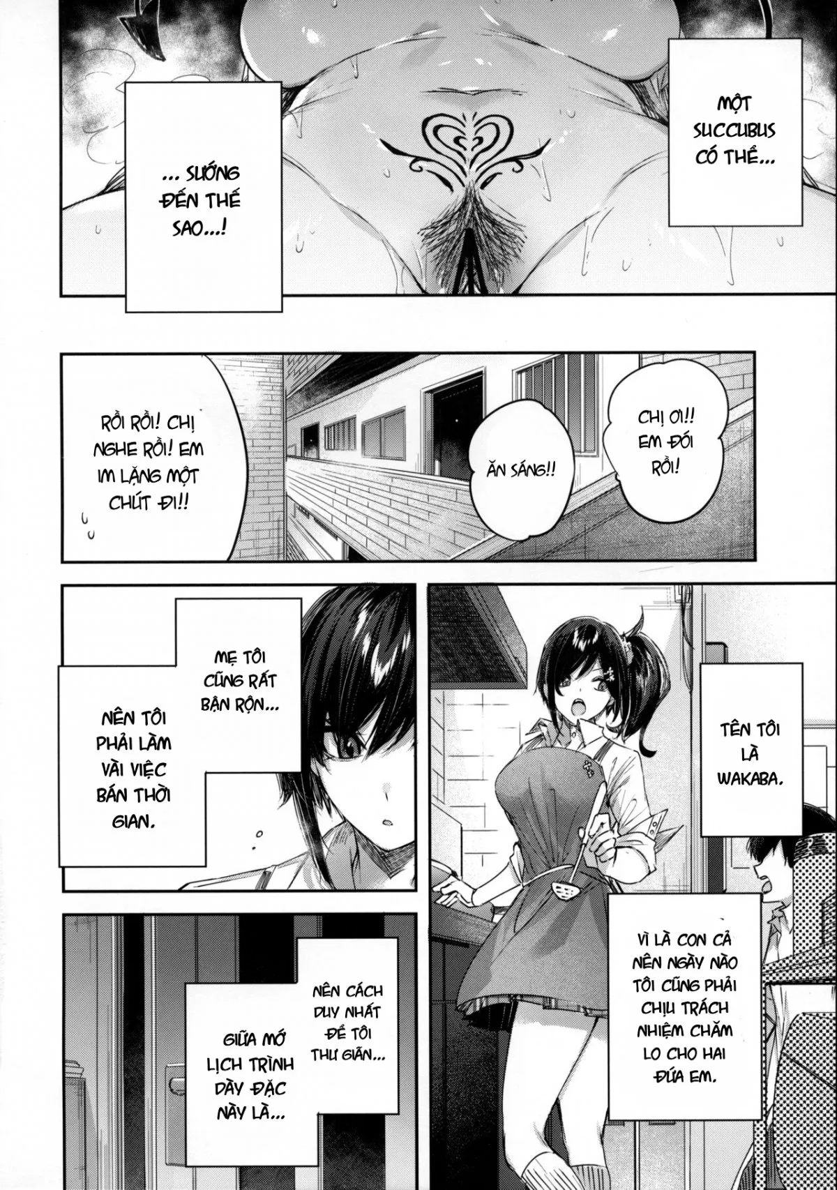 HentaiVN.net - Ảnh 9 - Succubus tập sự - Chap 1