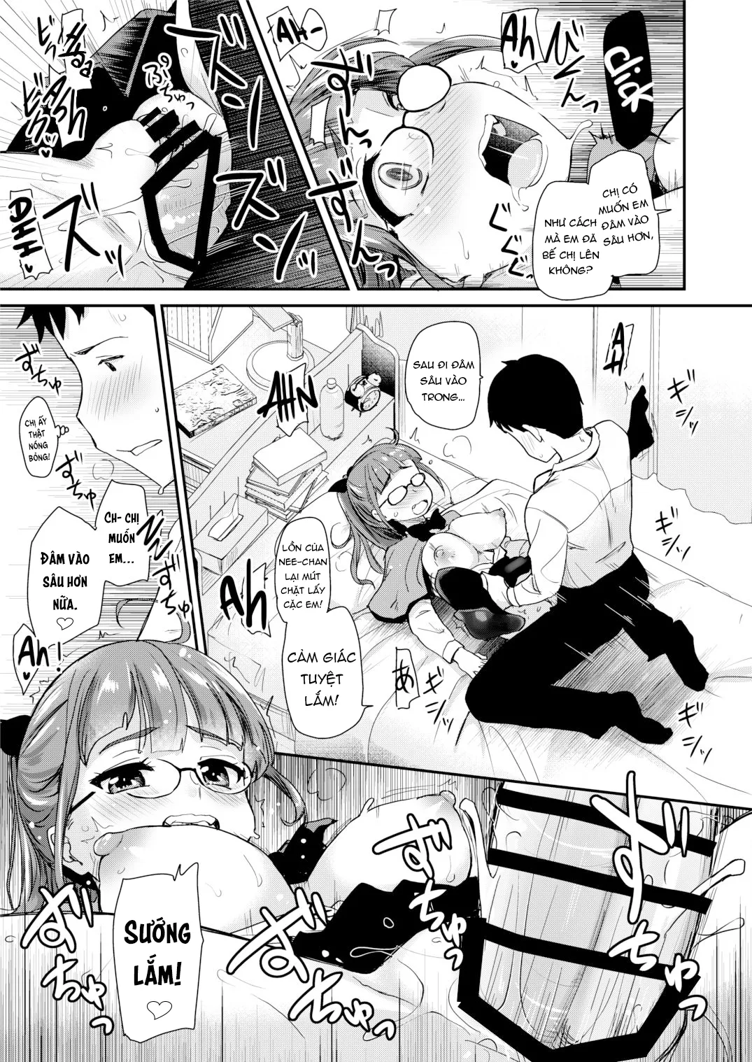 HentaiVN.net - Ảnh 22 - Mẹ kế và chị gái [Onee-chan to, Mama to, Ofuro ni Hairo; Otouto no Seiyoku Shori wa, Ane ga Suru Mono da to Onee-chan wa Omotte iru.] - Chap 1