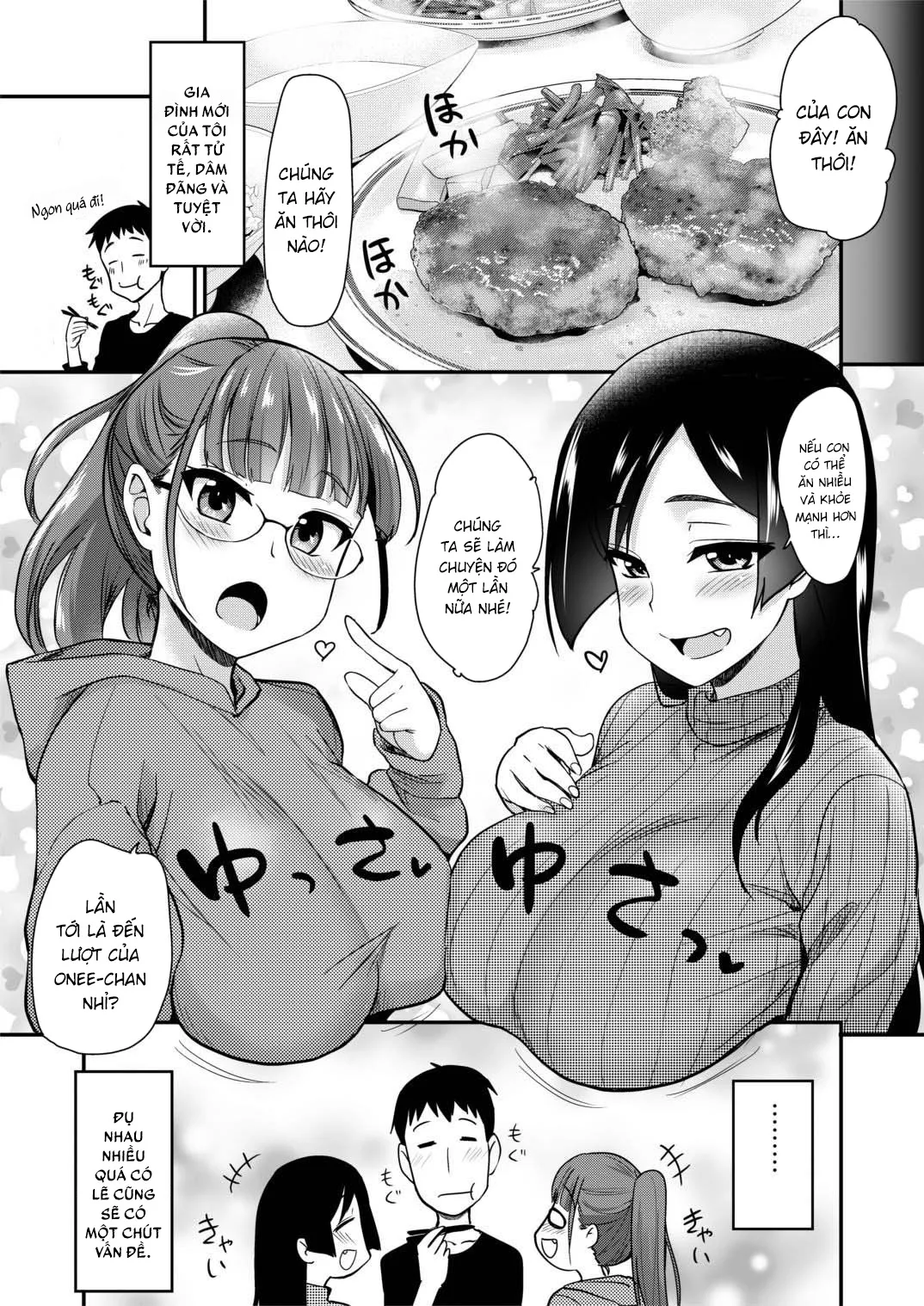 HentaiVN.net - Ảnh 38 - Mẹ kế và chị gái [Onee-chan to, Mama to, Ofuro ni Hairo; Otouto no Seiyoku Shori wa, Ane ga Suru Mono da to Onee-chan wa Omotte iru.] - Chap 2