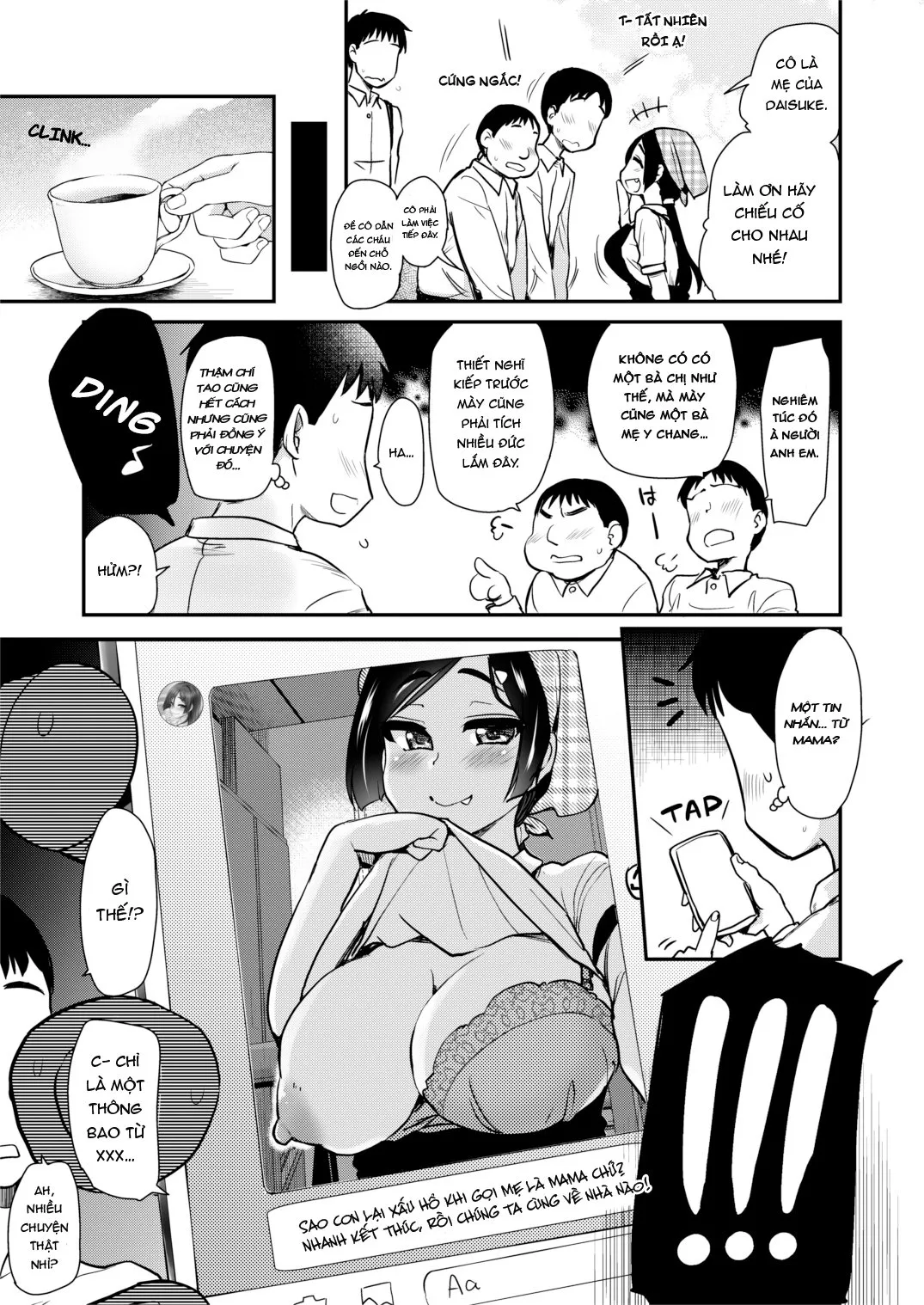 HentaiVN.net - Ảnh 10 - Mẹ kế và chị gái [Onee-chan to, Mama to, Ofuro ni Hairo; Otouto no Seiyoku Shori wa, Ane ga Suru Mono da to Onee-chan wa Omotte iru.] - Chap 3