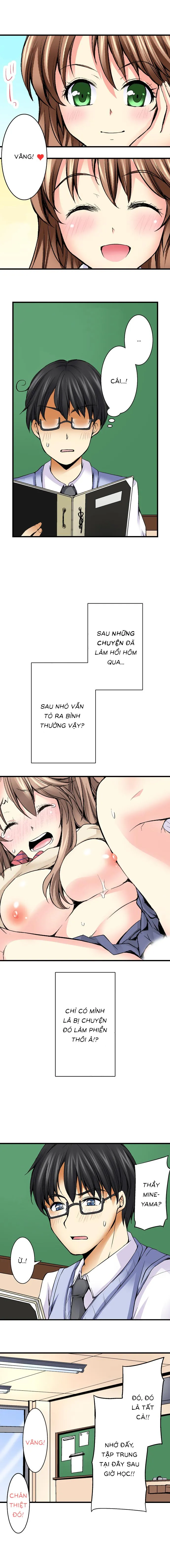 HentaiVN.net - Ảnh 4 - Tại sao em không thể làm tình với thầy giáo của mình? [Why i can't have sex with my teacher?] - Chap 4