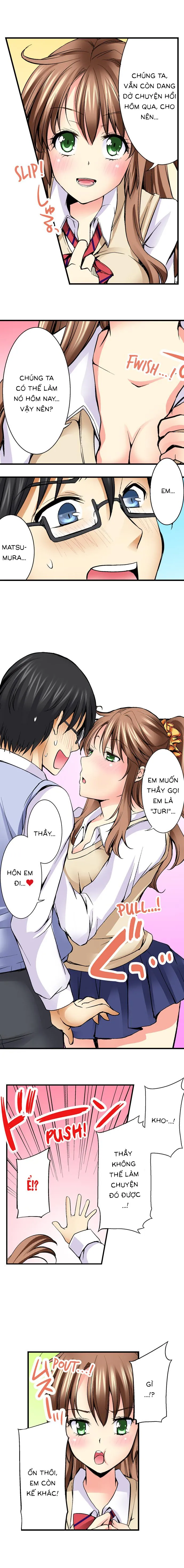 HentaiVN.net - Ảnh 7 - Tại sao em không thể làm tình với thầy giáo của mình? [Why i can't have sex with my teacher?] - Chap 4