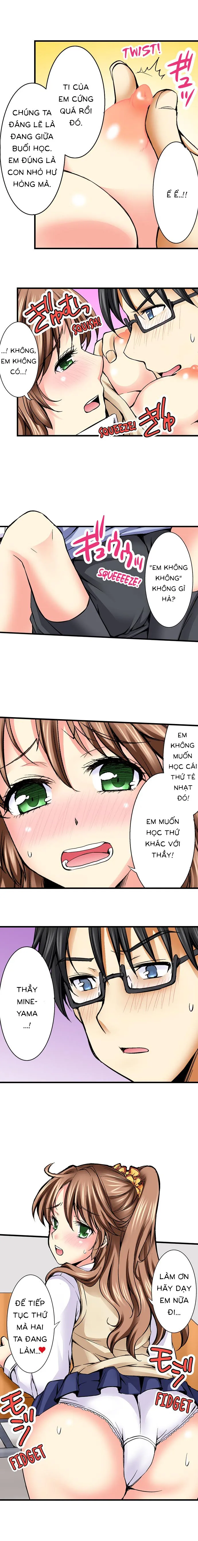 HentaiVN.net - Ảnh 9 - Tại sao em không thể làm tình với thầy giáo của mình? [Why i can't have sex with my teacher?] - Chap 5
