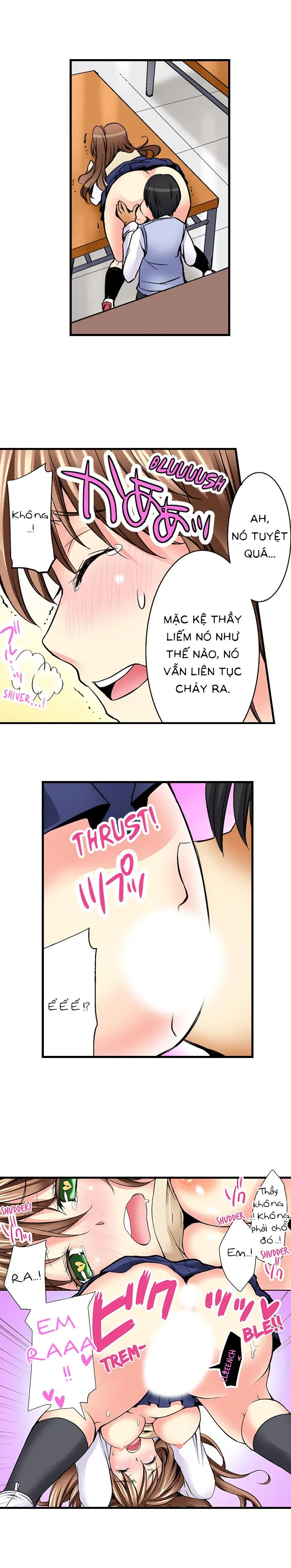 HentaiVN.net - Ảnh 4 - Tại sao em không thể làm tình với thầy giáo của mình? [Why i can't have sex with my teacher?] - Chap 6