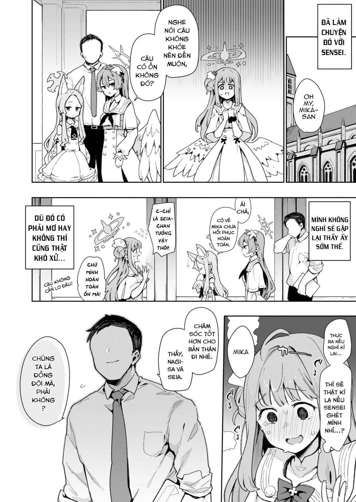 HentaiVN.net - Ảnh 12 - Mika muốn được phạt (Blue Archive) [Waruiko Mika wa Oshiokisaretai; I want to be punished] - Oneshot