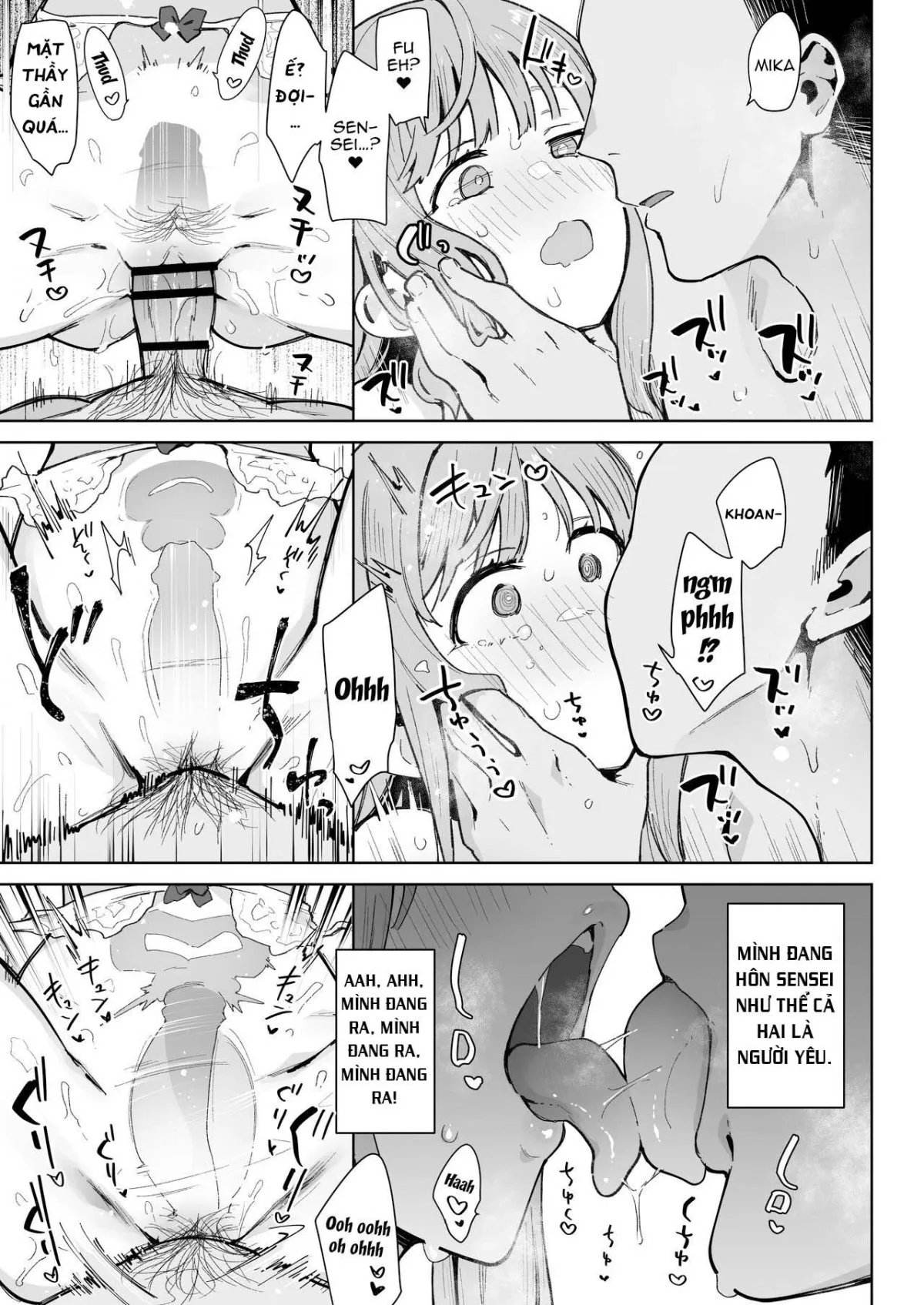HentaiVN.net - Ảnh 23 - Mika muốn được phạt (Blue Archive) [Waruiko Mika wa Oshiokisaretai; I want to be punished] - Oneshot