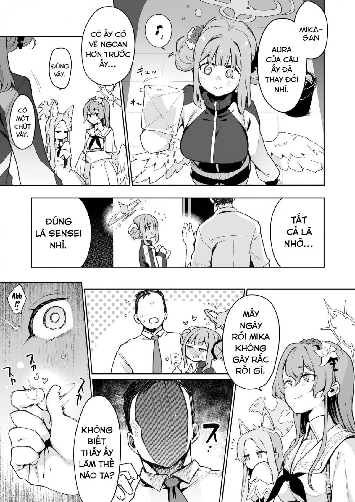 HentaiVN.net - Ảnh 27 - Mika muốn được phạt (Blue Archive) [Waruiko Mika wa Oshiokisaretai; I want to be punished] - Oneshot