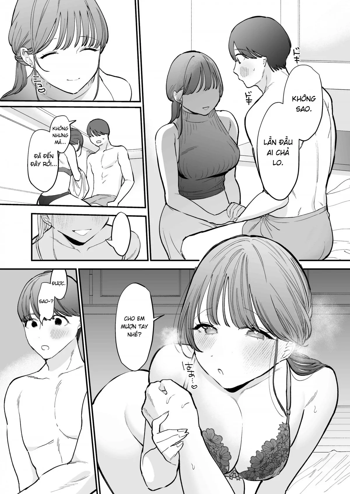 HentaiVN.net - Ảnh 12 - Chưa bao giờ thấy trai tân lại to thế này [Kawaii Doutei Tomoya-kun ga Konna Dekai nante Kiitenai] - Oneshot