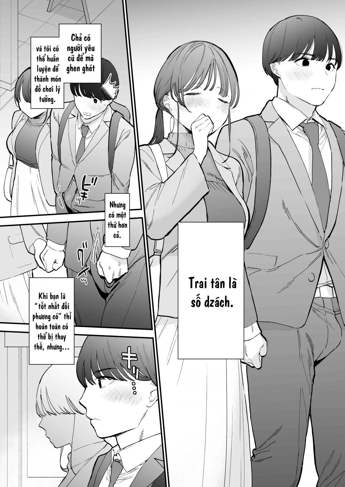 HentaiVN.net - Ảnh 4 - Chưa bao giờ thấy trai tân lại to thế này [Kawaii Doutei Tomoya-kun ga Konna Dekai nante Kiitenai] - Oneshot
