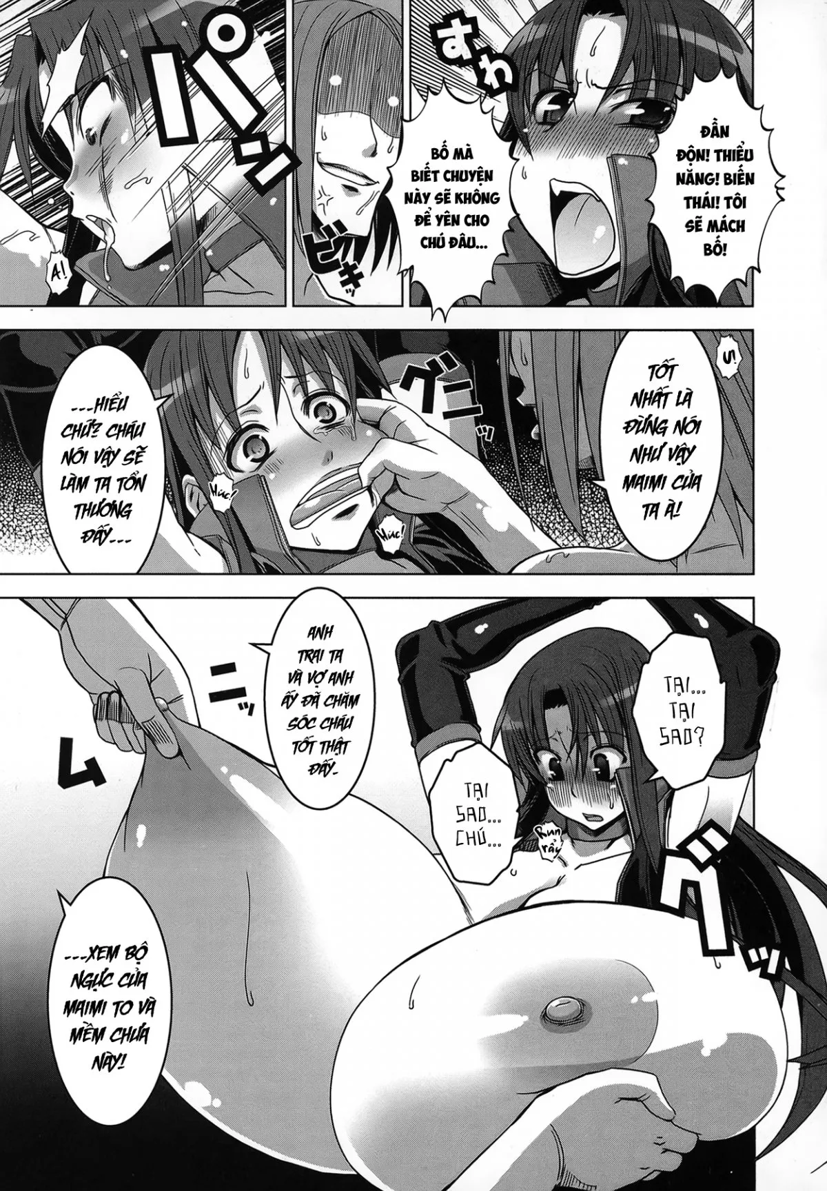 HentaiVN.net - Ảnh 12 - Địt bỏ mẹ cháu gái cực múp! [Mesuinu no Hibi] - Chap 1