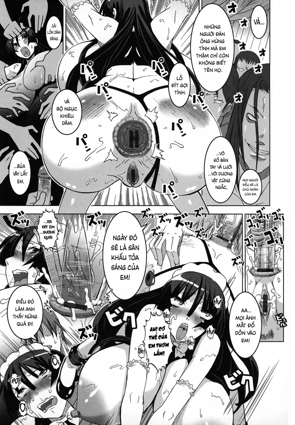 HentaiVN.net - Ảnh 15 - Địt bỏ mẹ cháu gái cực múp! [Mesuinu no Hibi] - Chap 2