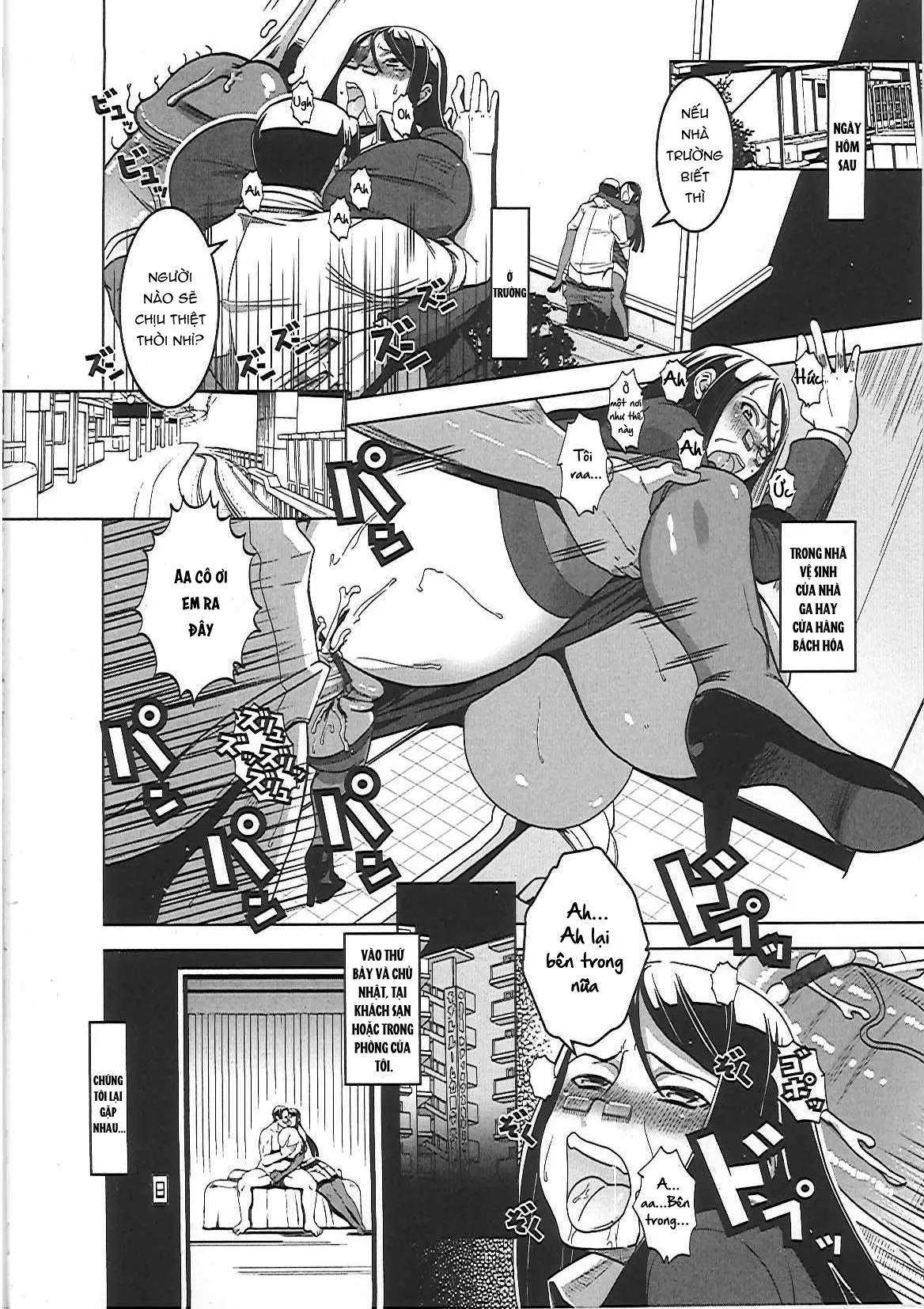 HentaiVN.net - Ảnh 11 - Địt bỏ mẹ cháu gái cực múp! [Mesuinu no Hibi] - Chap 3