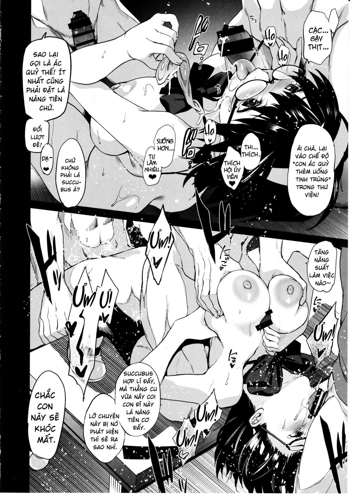 HentaiVN.net - Ảnh 15 - Makima-san wa Toshoshitsu no Yousei [巻間さんは図書室の妖精] - Oneshot