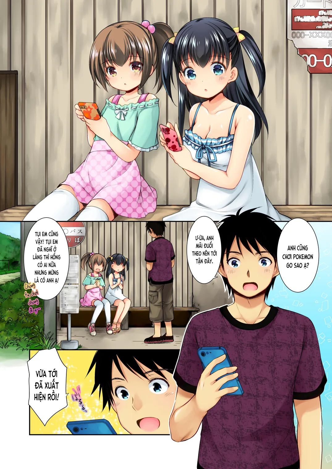 HentaiVN.net - Ảnh 3 - Nào cùng câu Go! [Tsurarete Go!, 釣られてGO!] - 02. Bản màu