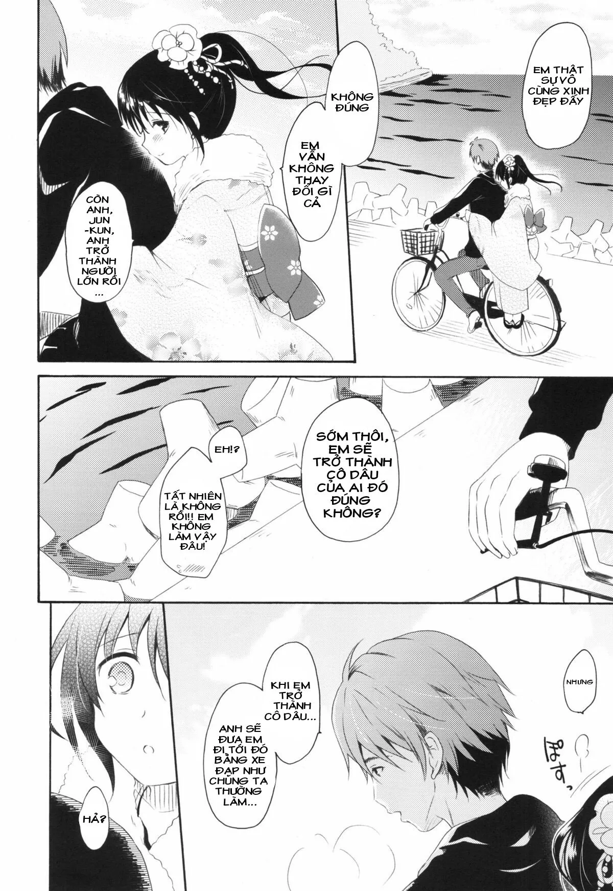 HentaiVN.net - Ảnh 39 - Kỳ nghỉ hè của tôi và anh trai [Shunka - Watashi to Ani no Natsuyasumi; 瞬夏─私と兄の夏休み] - Oneshot