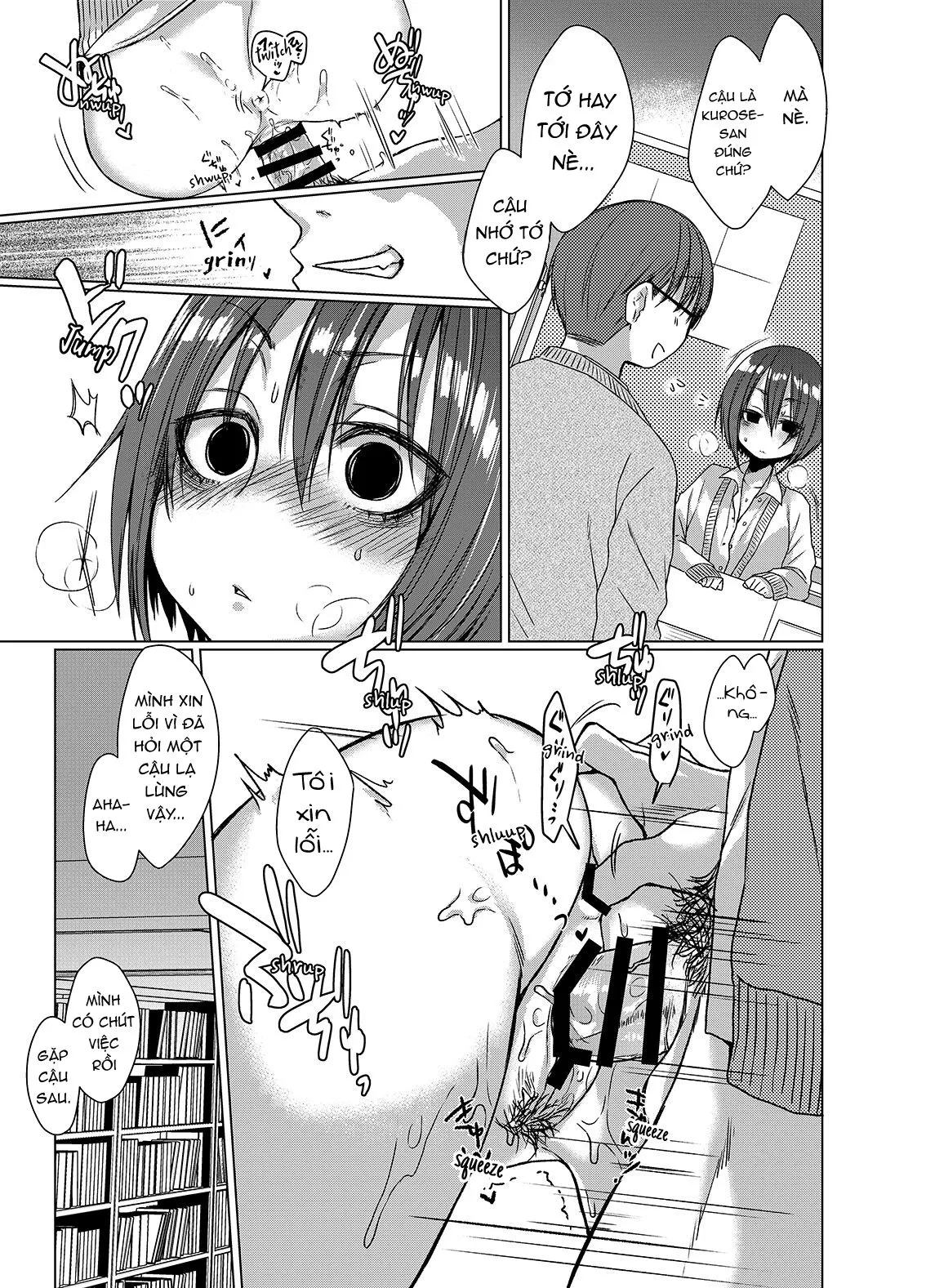 HentaiVN.net - Ảnh 14 - Im lặng Kurose-san, hãy làm theo những gì chúng tôi nói. [Mukuchi na Kurose-san wa Orera no Iinari ; Quiet Girl Kurose is at Our Beck & Call] - Oneshot