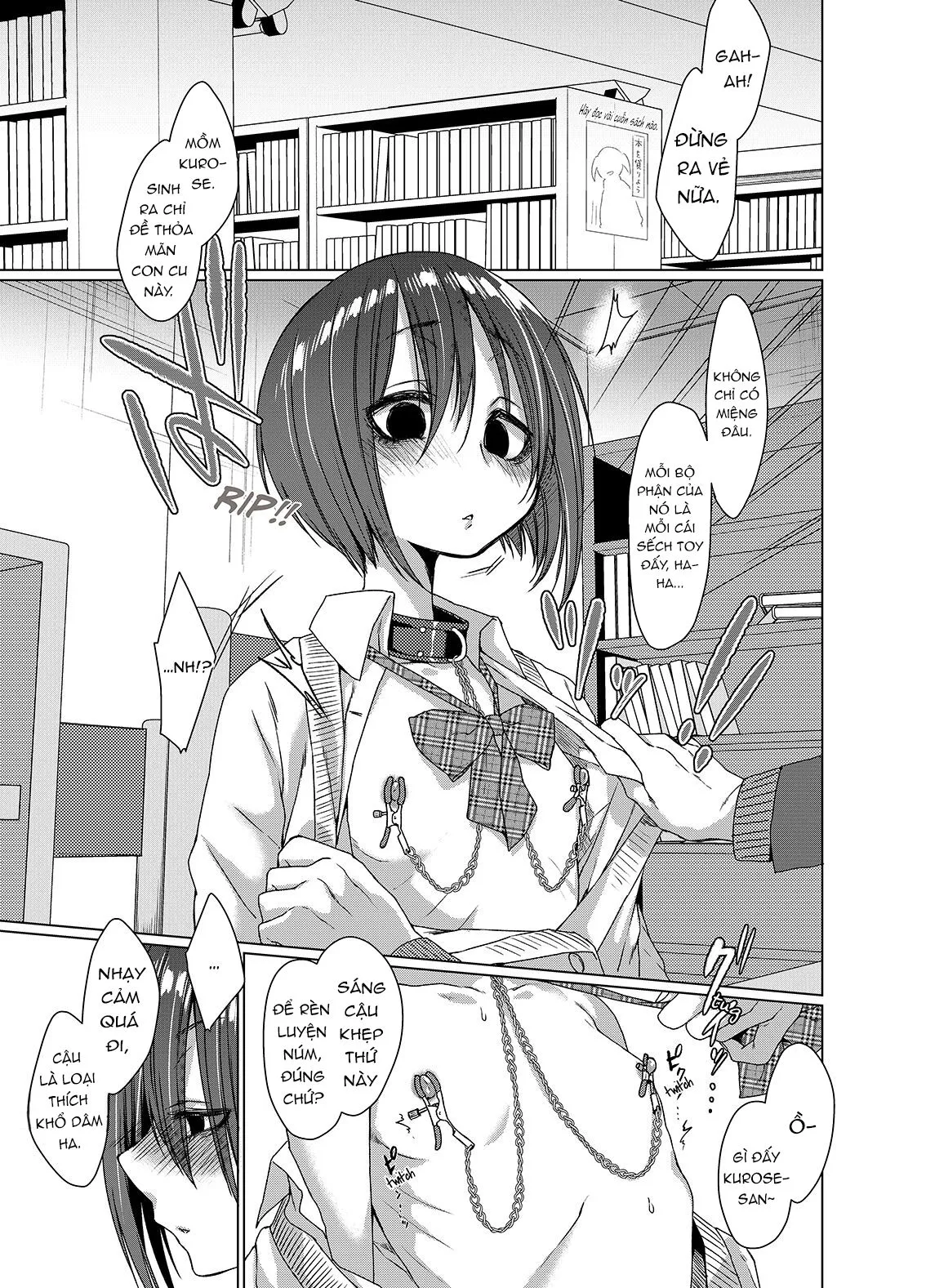HentaiVN.net - Ảnh 4 - Im lặng Kurose-san, hãy làm theo những gì chúng tôi nói. [Mukuchi na Kurose-san wa Orera no Iinari ; Quiet Girl Kurose is at Our Beck & Call] - Oneshot