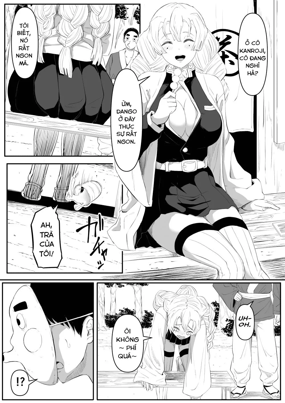 HentaiVN.net - Ảnh 5 - Phò Mitsuri. (Kimetsu no Yaiba) [Bitch Kanroji Mitsuri 1-4; The Slut Mitsuri Kanroji 1-4] - Oneshot