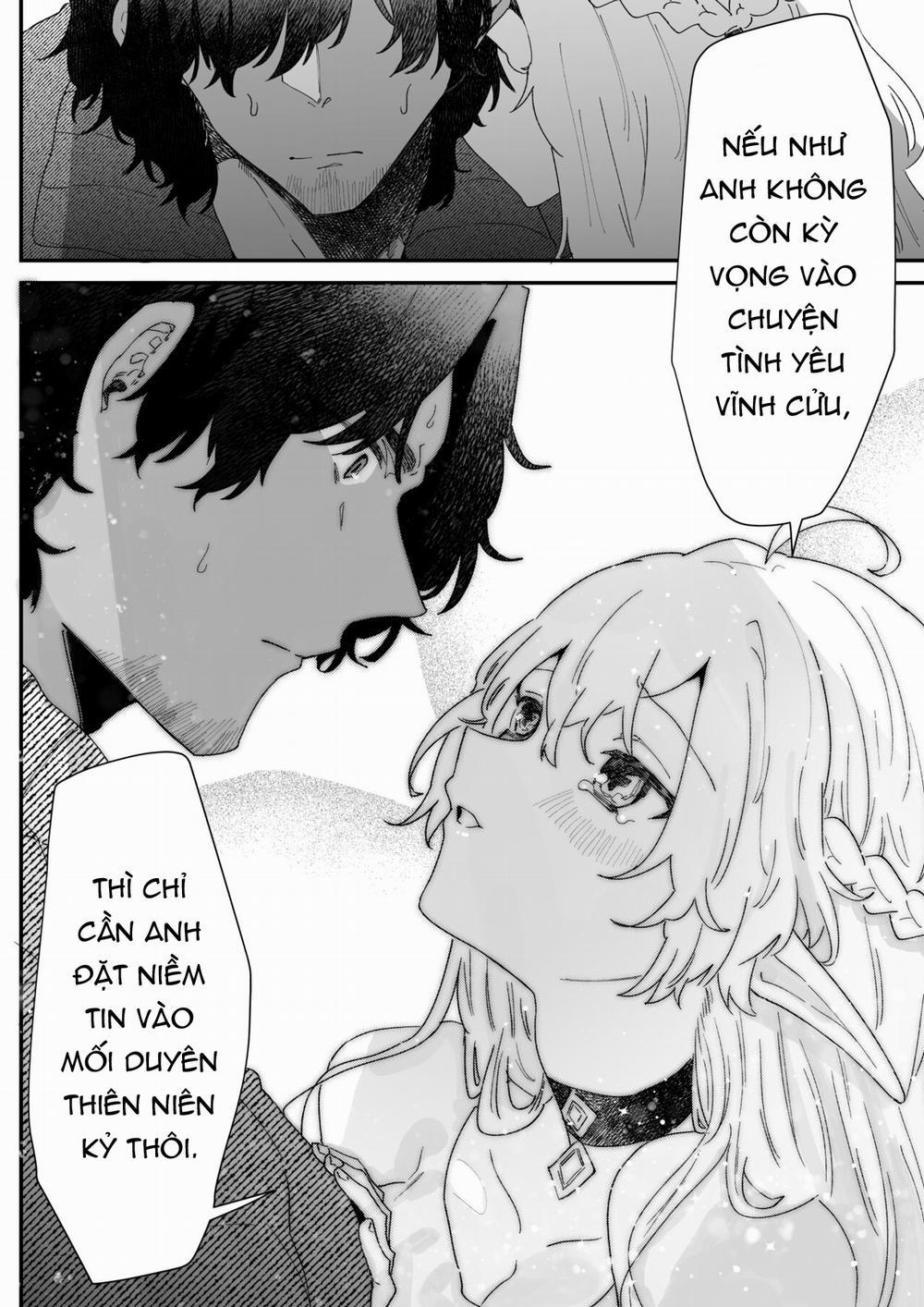 HentaiVN.net - Ảnh 16 - Yêu Em 1000 Năm [Ichisennen no Ai o Shinjite, Believe in One Thousand Years of Love] - Chap 3.1
