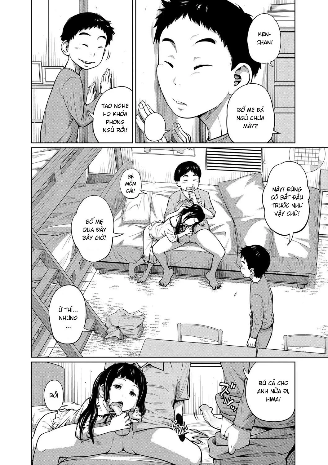 HentaiVN.net - Ảnh 3 - Câu chuyện về ba anh em [Nakayoshi 3 Kyoudai] - Oneshot