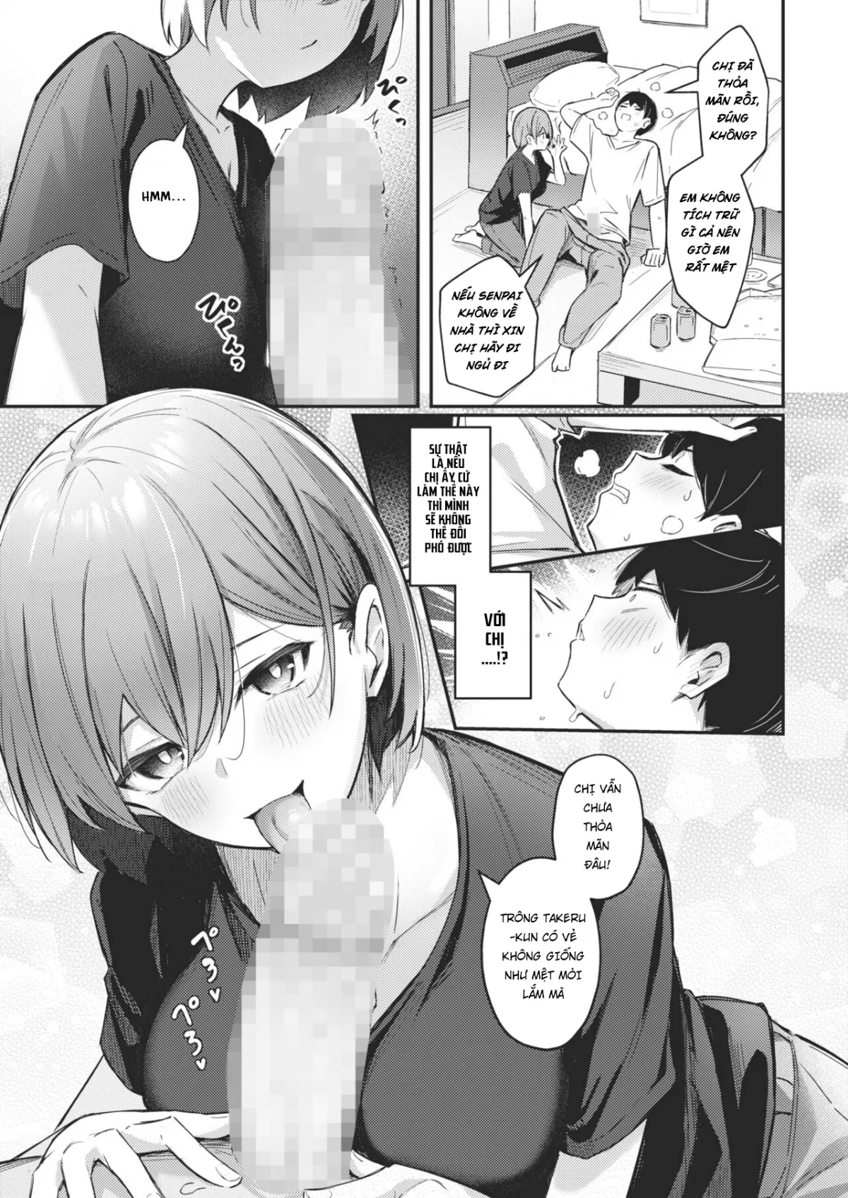HentaiVN.net - Ảnh 12 - Sếch một đêm với Senpai 2 [Zoku Omochikaeri Shite Ageru kara ; I'll Give You A One-Night Stand 2] - Oneshot