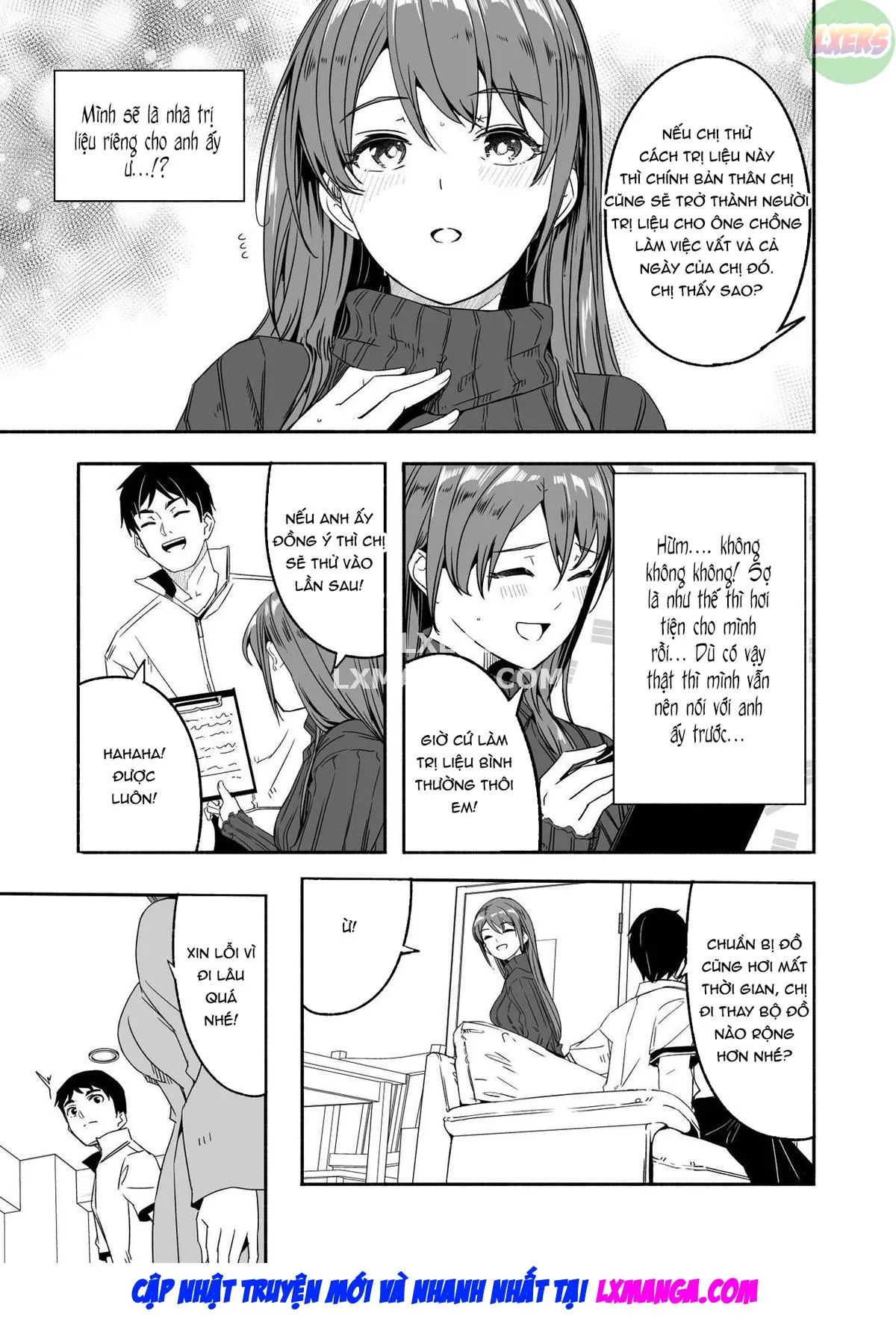 HentaiVN.net - Ảnh 16 - Until Married Woman Conceives Seed [Hitozuma ga Zon o Haramu made] - Oneshot