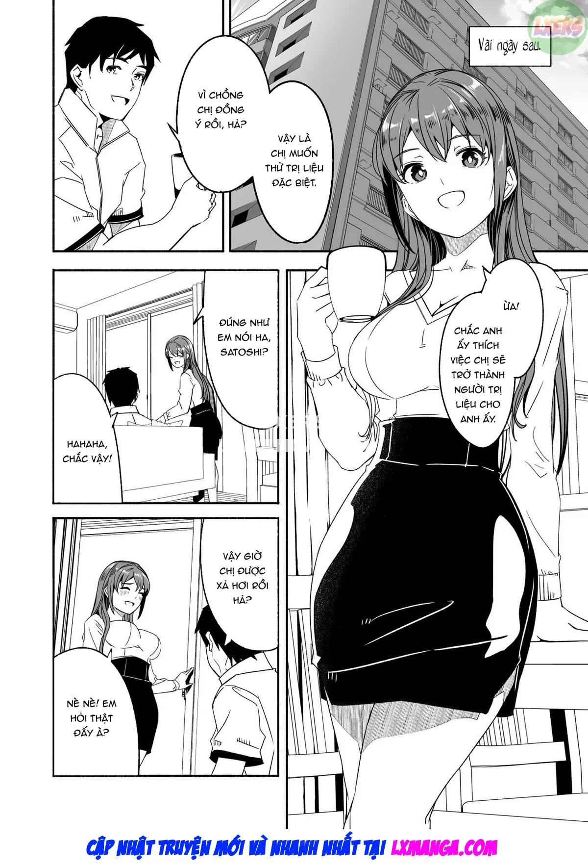 HentaiVN.net - Ảnh 25 - Until Married Woman Conceives Seed [Hitozuma ga Zon o Haramu made] - Oneshot