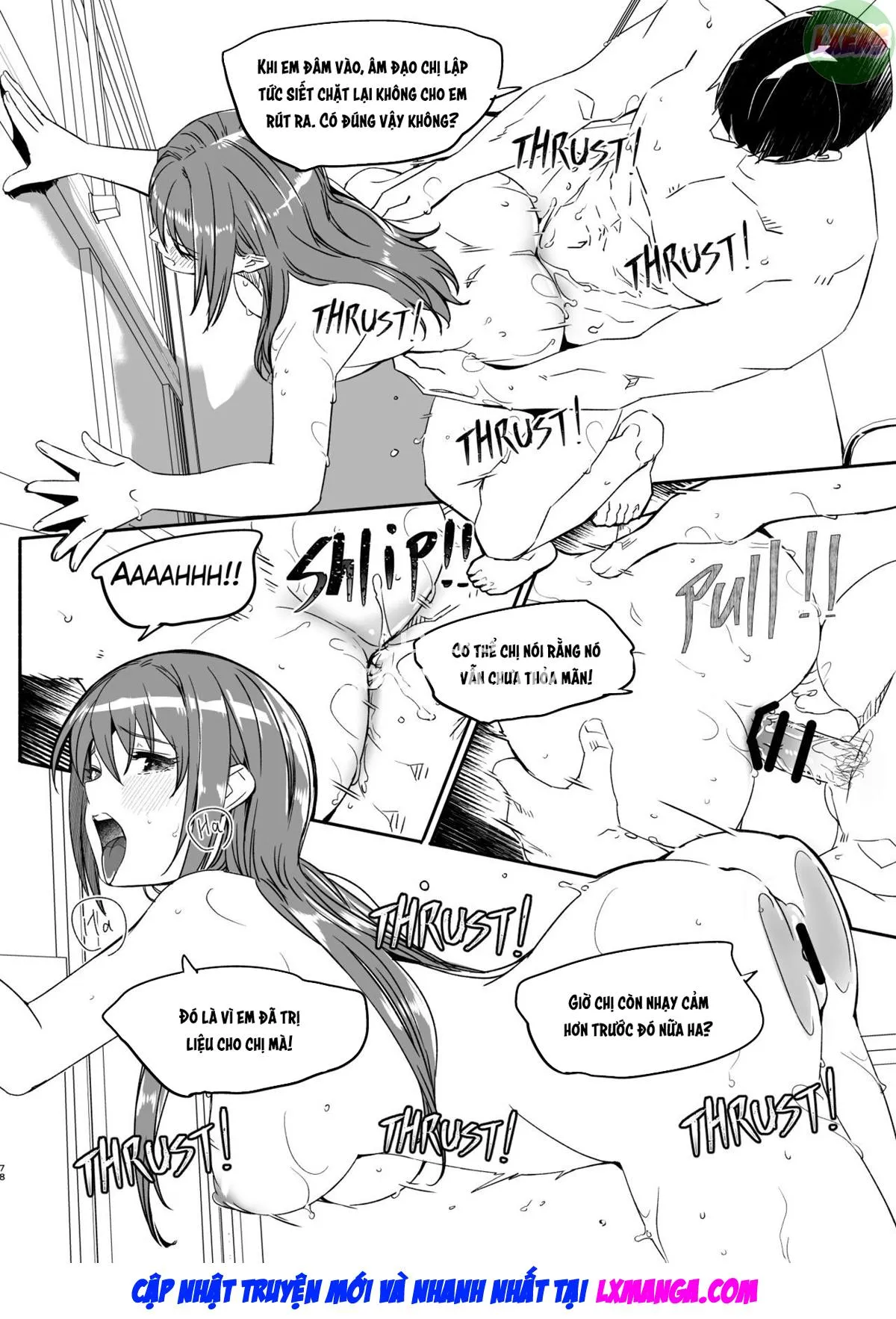 HentaiVN.net - Ảnh 73 - Until Married Woman Conceives Seed [Hitozuma ga Zon o Haramu made] - Oneshot