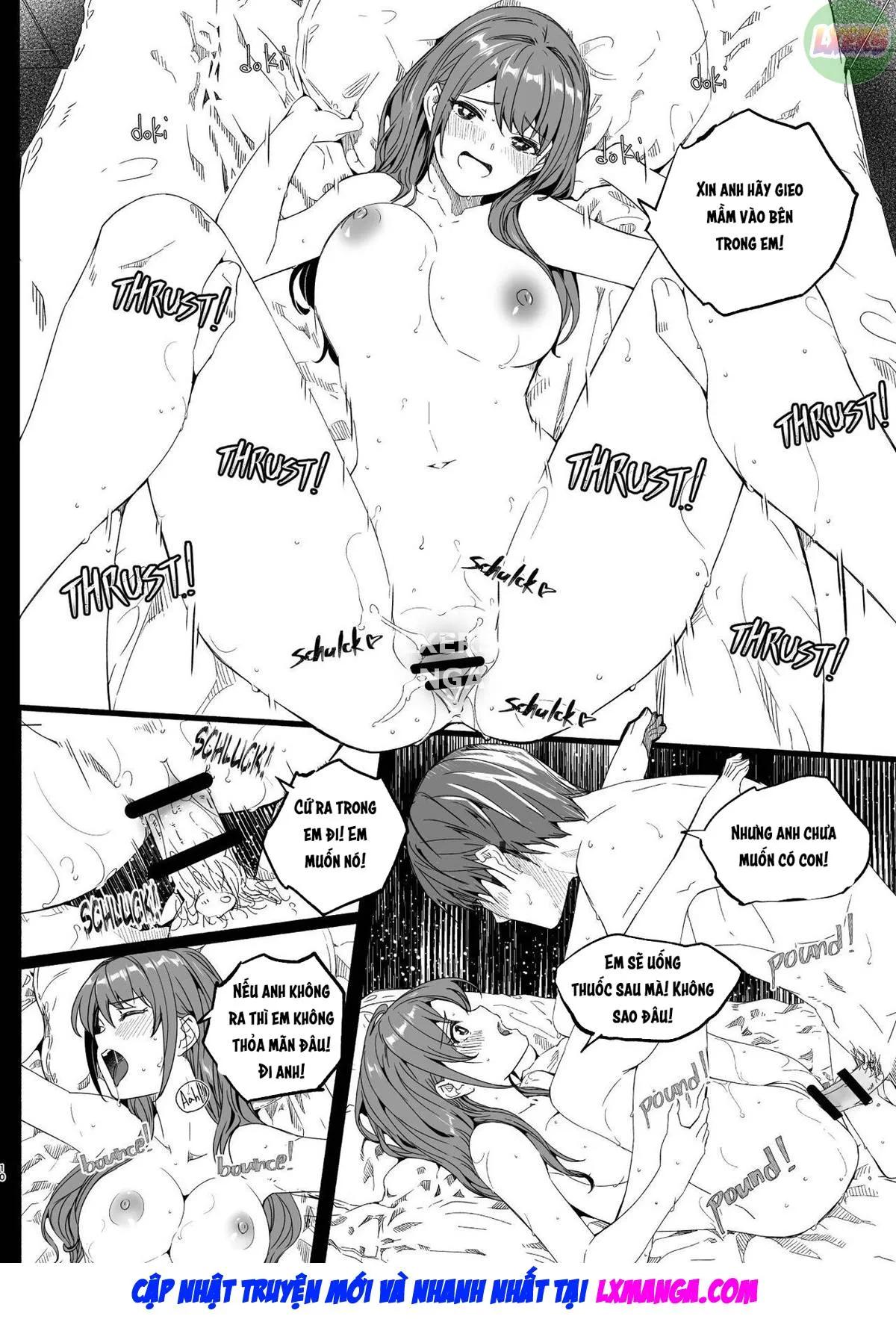 HentaiVN.net - Ảnh 9 - Until Married Woman Conceives Seed [Hitozuma ga Zon o Haramu made] - Oneshot