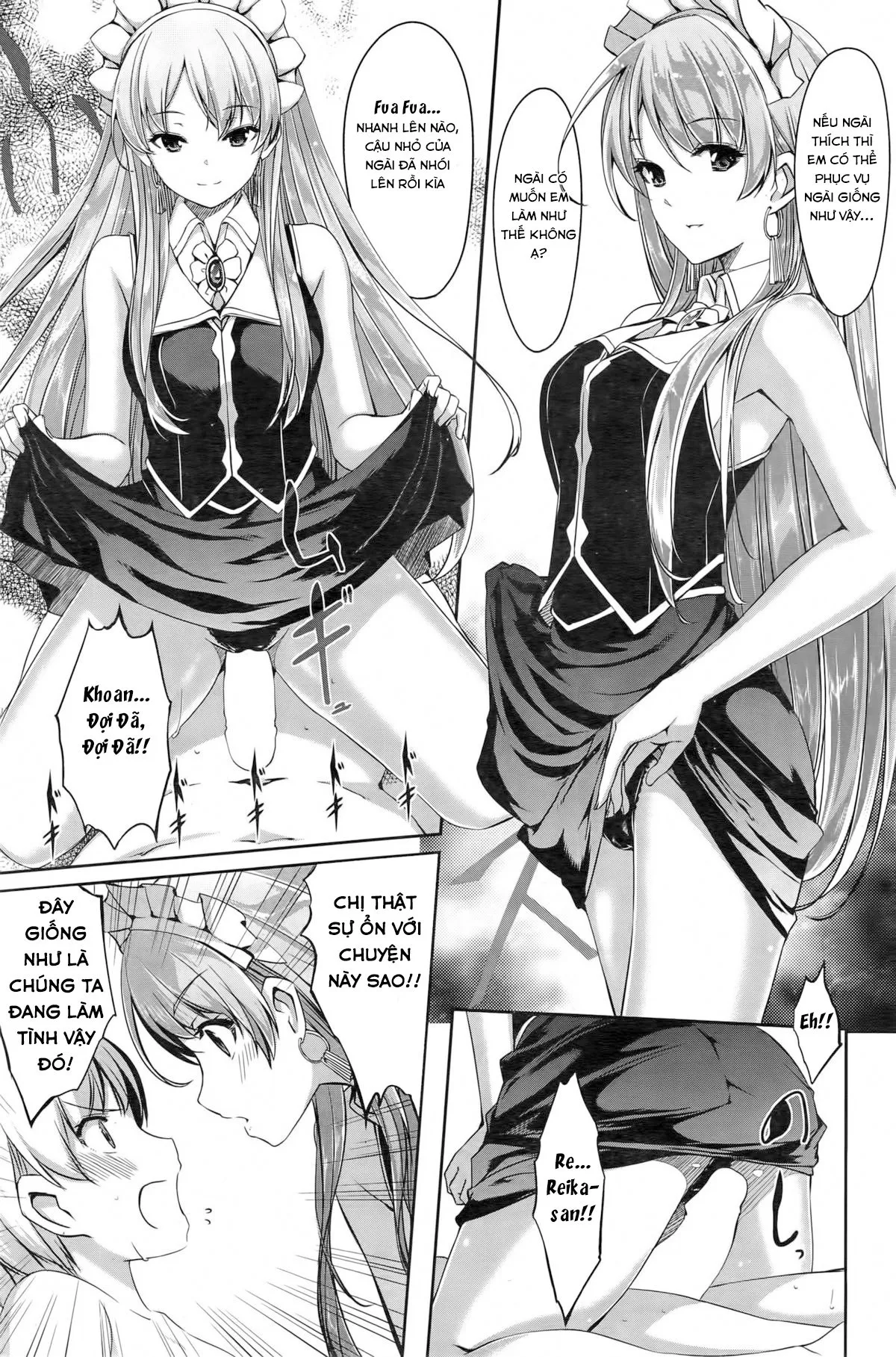 HentaiVN.net - Ảnh 12 - Reika wa Karei na Boku no Maid - Chap 1
