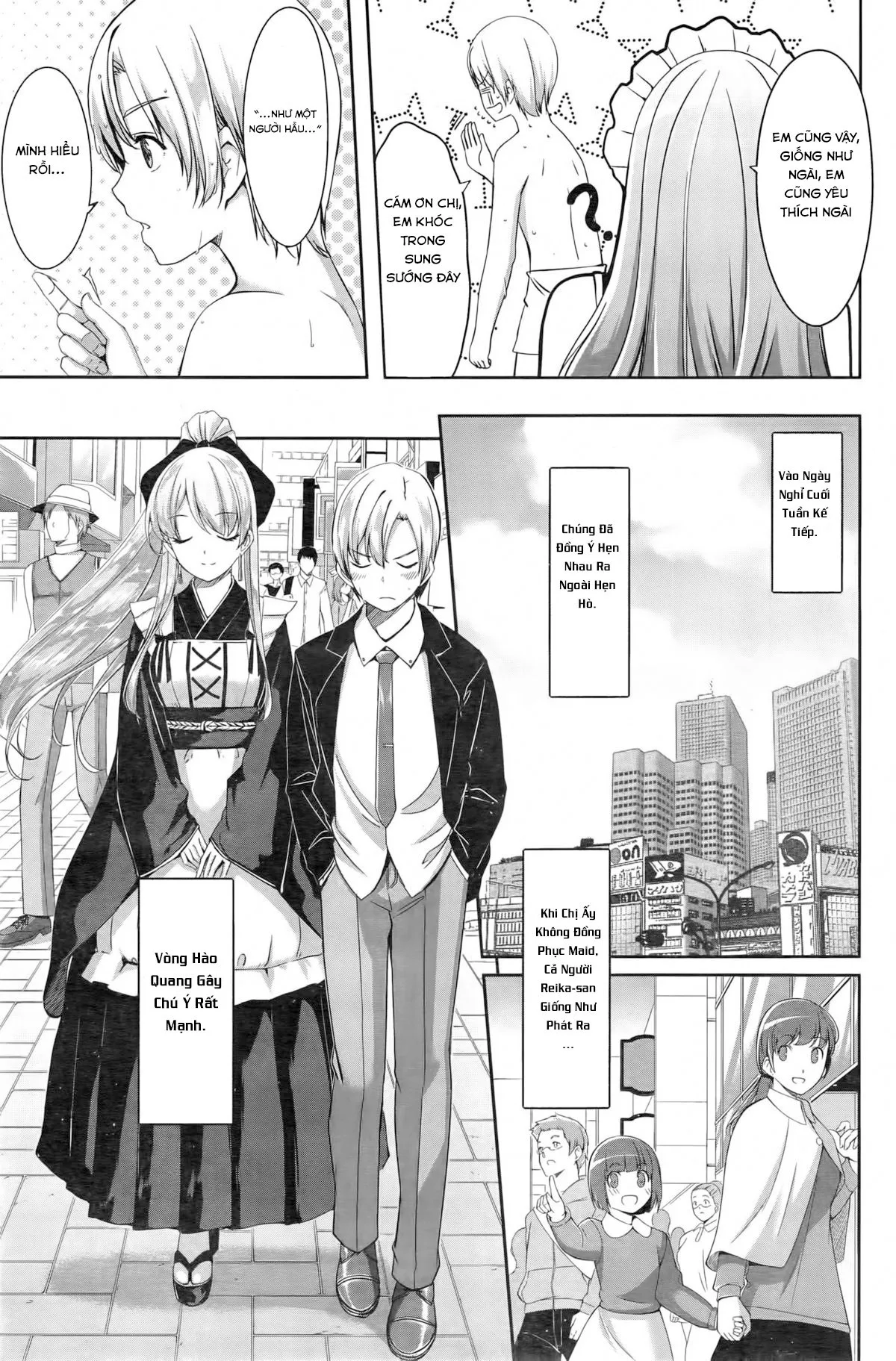 HentaiVN.net - Ảnh 14 - Reika wa Karei na Boku no Maid - Chap 1